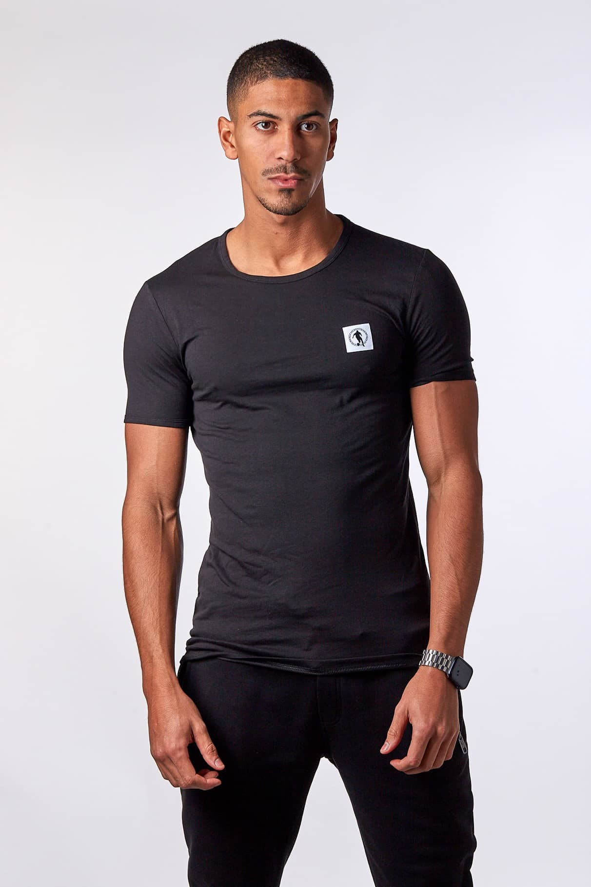 BIKKEMBERGS T-SHIRT BKK1UTS07SI BLACK UOMO