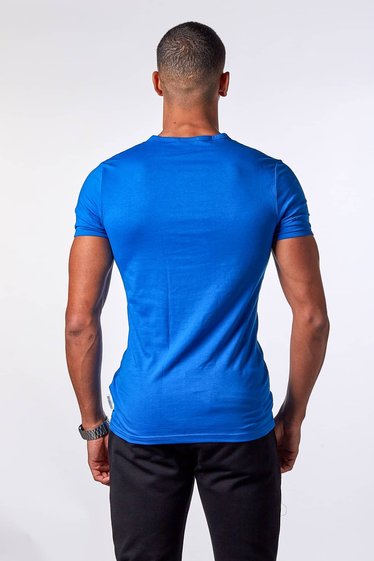 BIKKEMBERGS T-SHIRT BKK1UTS07SI BLUE UOMO