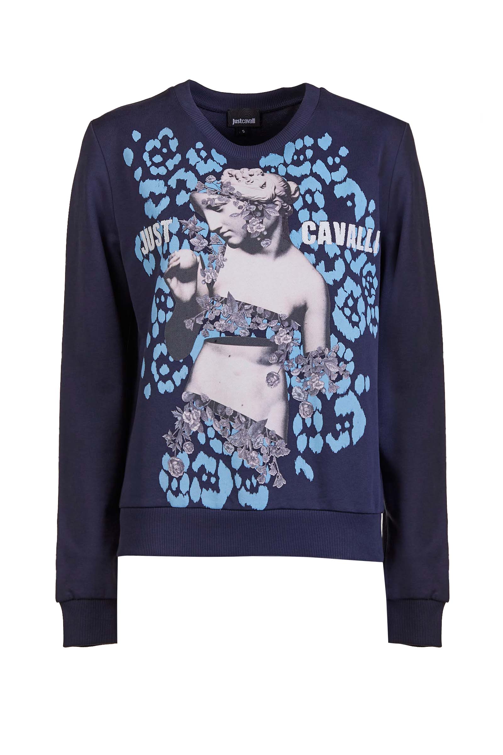 JUST CAVALLI FELPA S02GU0062 N25189 478 DONNA