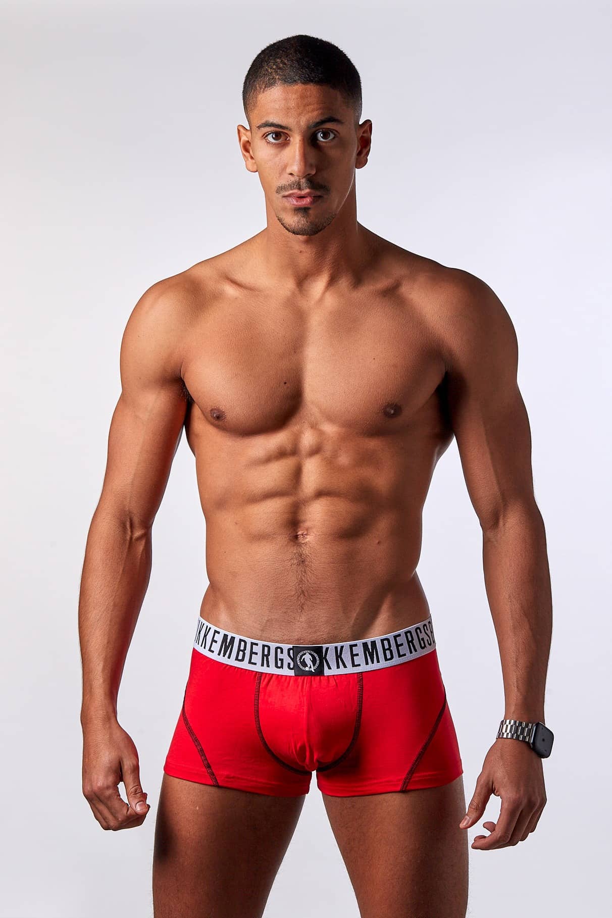 BIKKEMBERGS BOXER BKK1UTR06BI RED BIPACK U