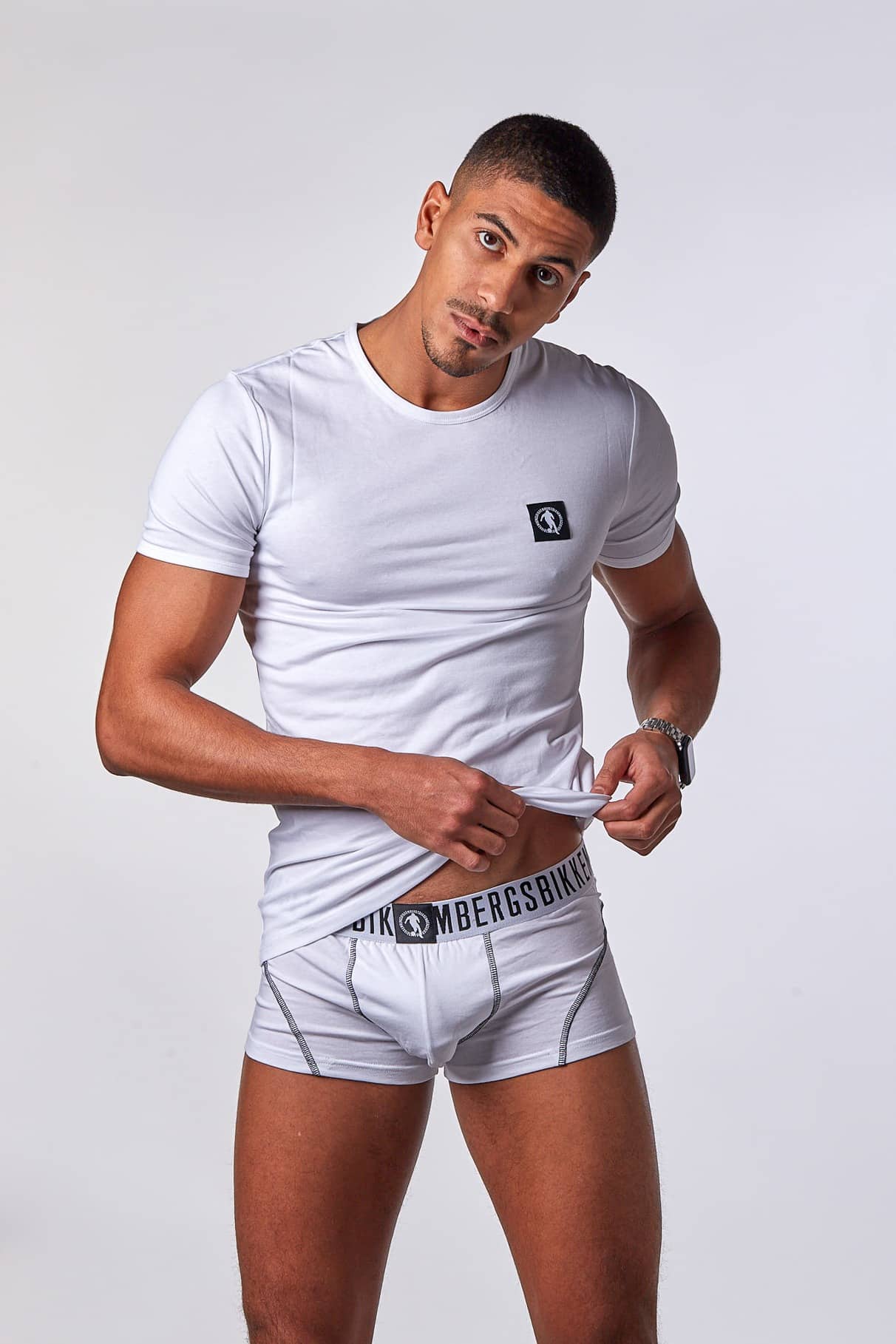 BIKKEMBERGS BOXER BKK1UTR06BI WHITE BIPACK U