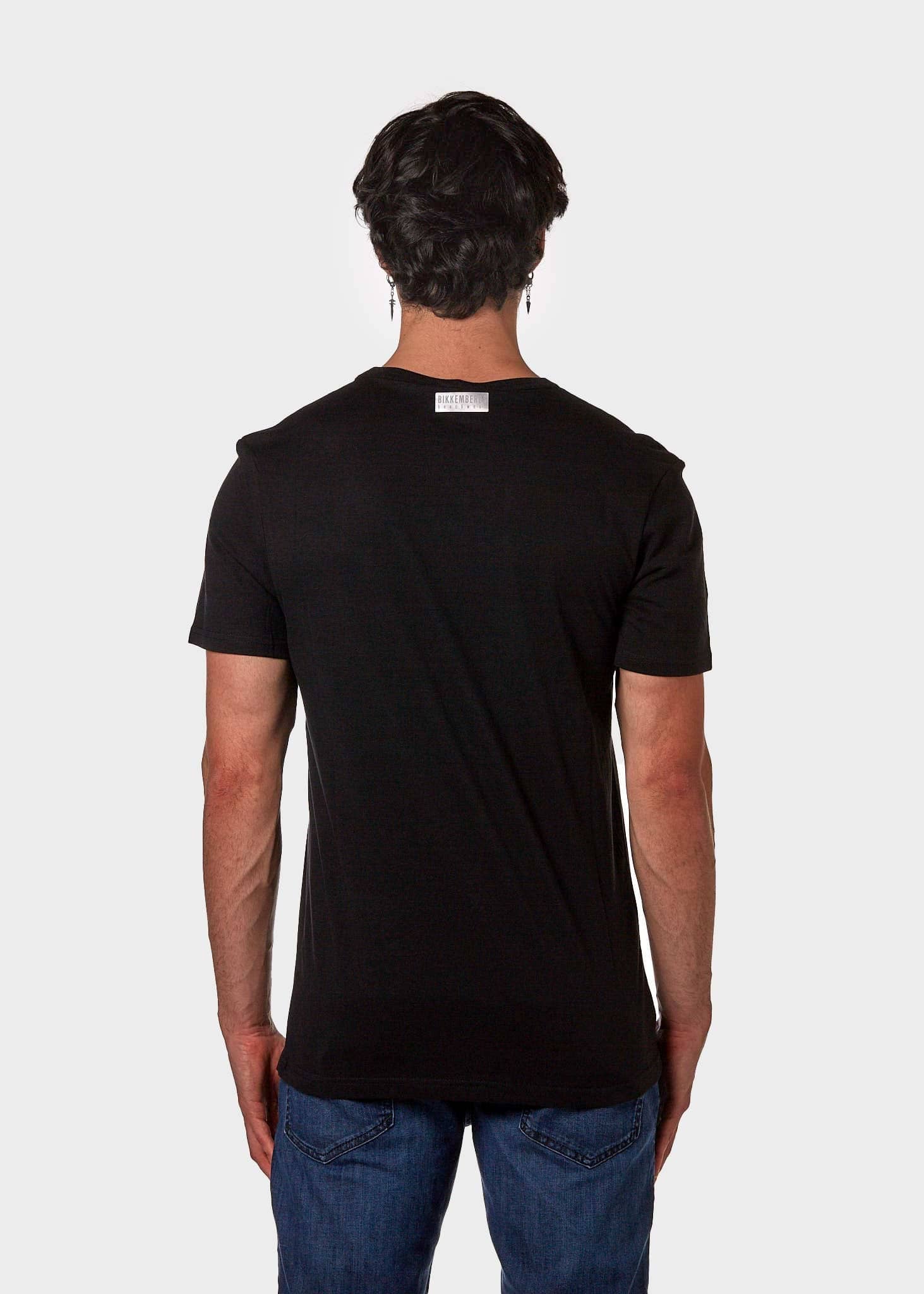 BIKKEMBERGS T-SHIRT BKK2MTS06 NERO UOMO