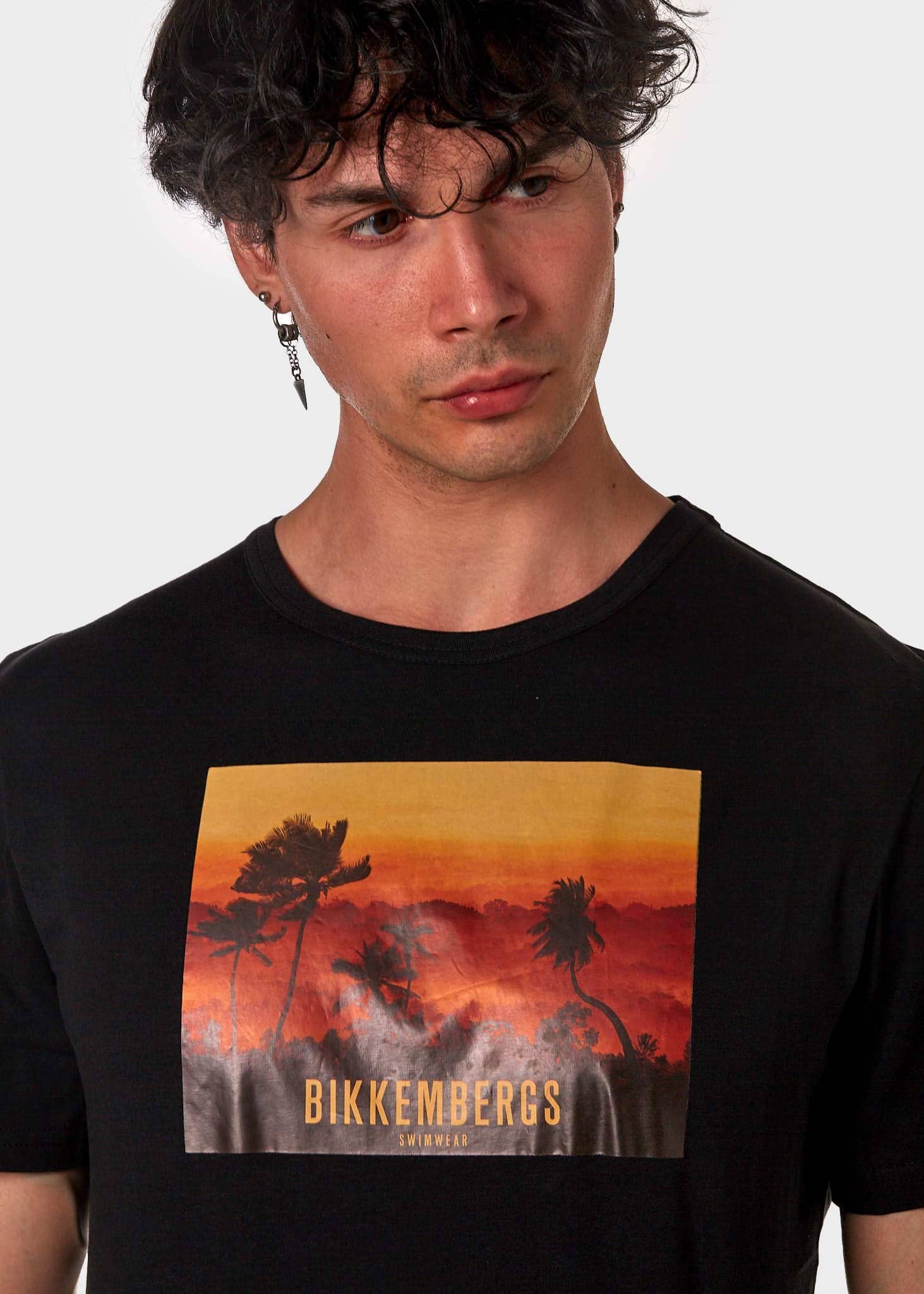 BIKKEMBERGS T-SHIRT BKK2MTS06 NERO UOMO