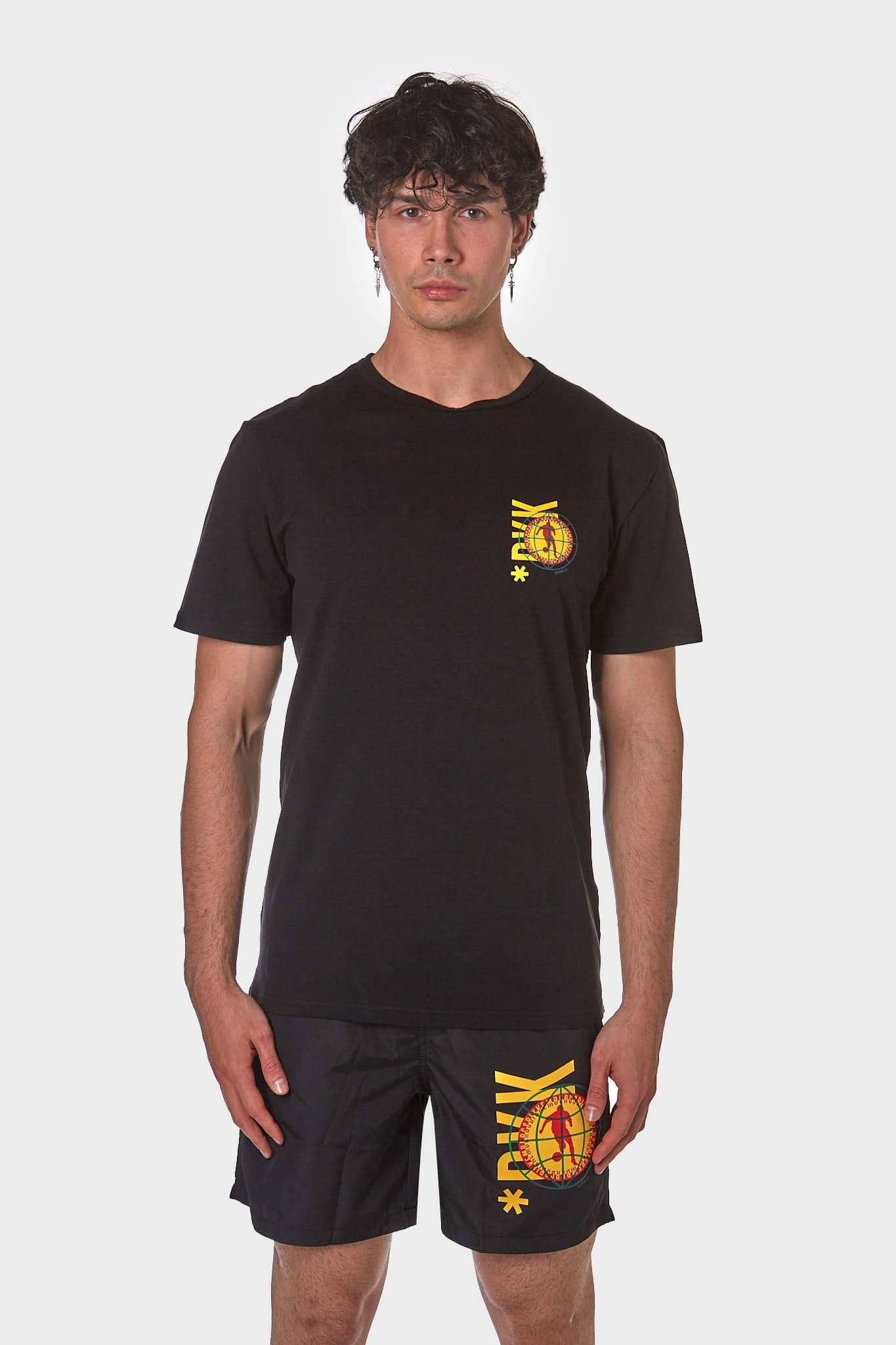 BIKKEMBERGS T-SHIRT BKK2MTS02 NERO UOMO