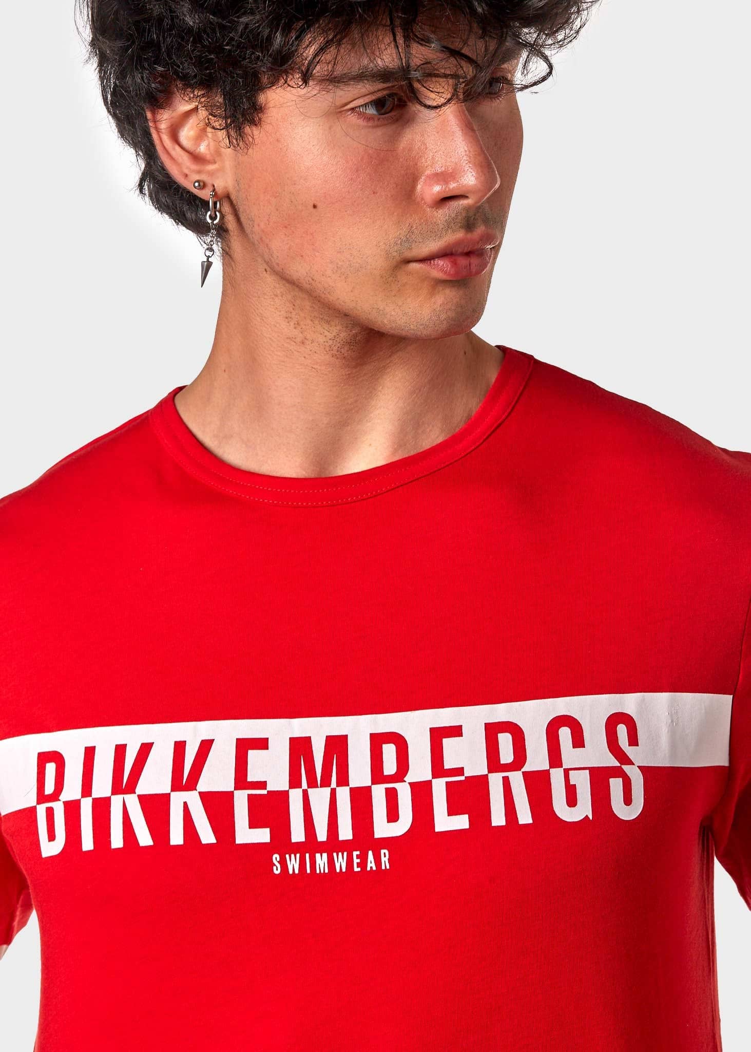 BIKKEMBERGS T-SHIRT BKK2MTS03 ROSSO UOMO