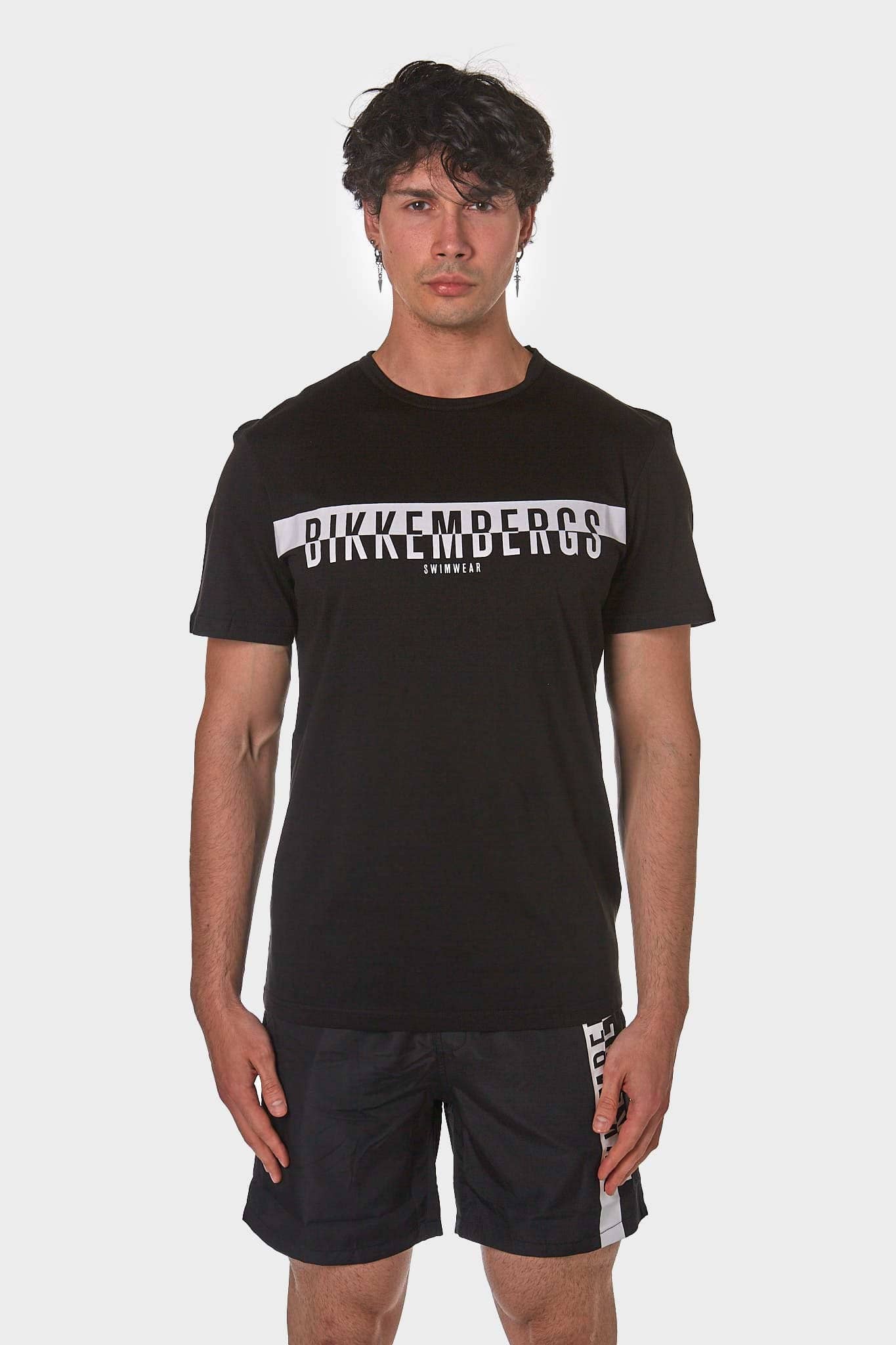 BIKKEMBERGS T-SHIRT BKK2MTS03 NERO UOMO