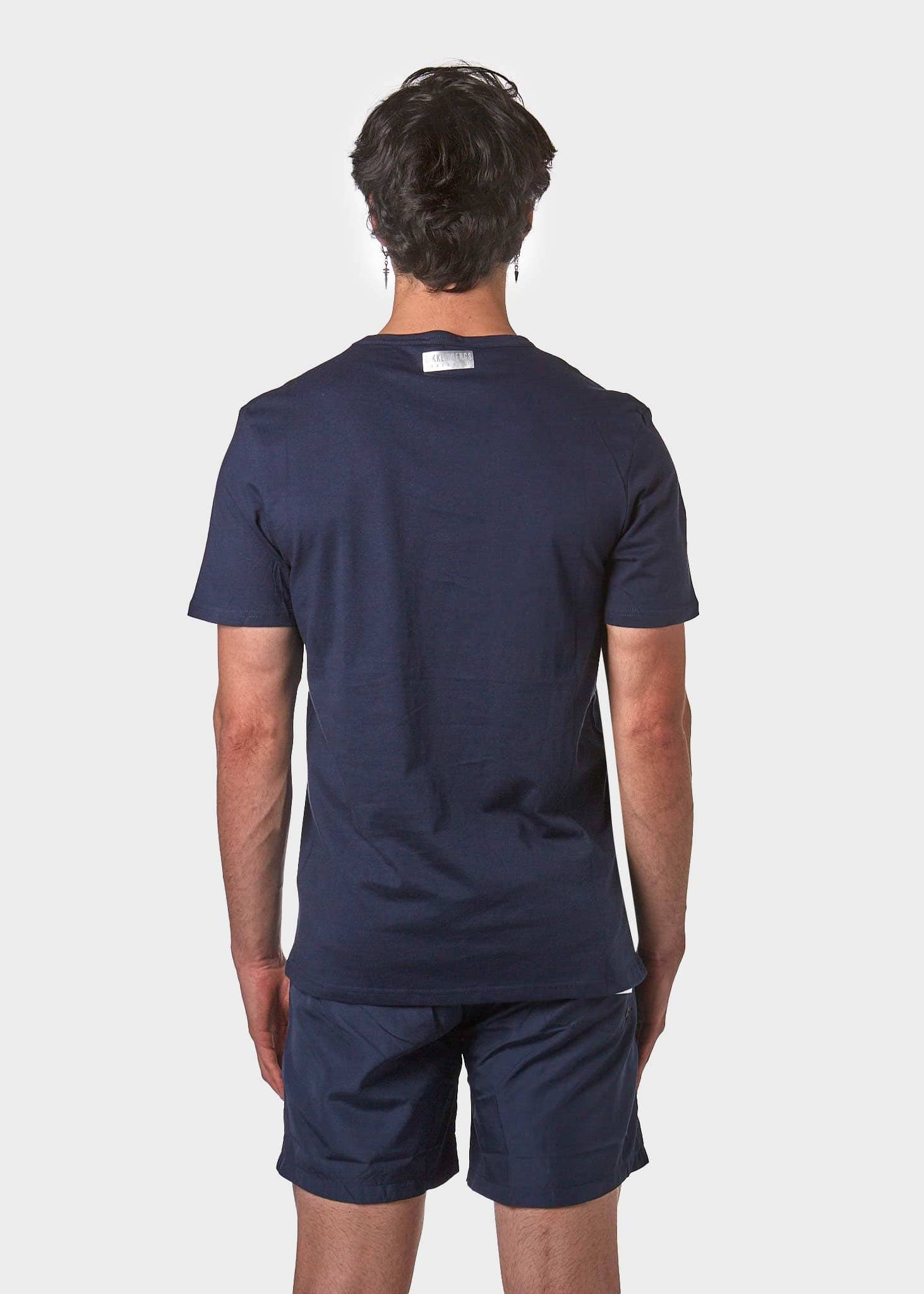 BIKKEMBERGS T-SHIRT BKK2MTS03 NAVY UOMO