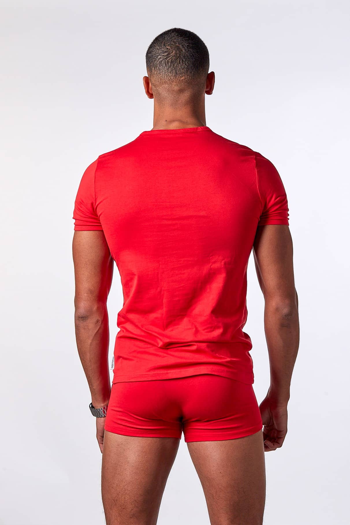 BIKKEMBERGS T-SHIRT BKK1UTS07BI RED BIPACK UOMO