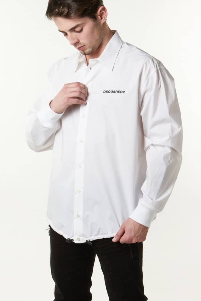 DSQUARED CAMICIA S74DM0483 S53730 100 UOMO