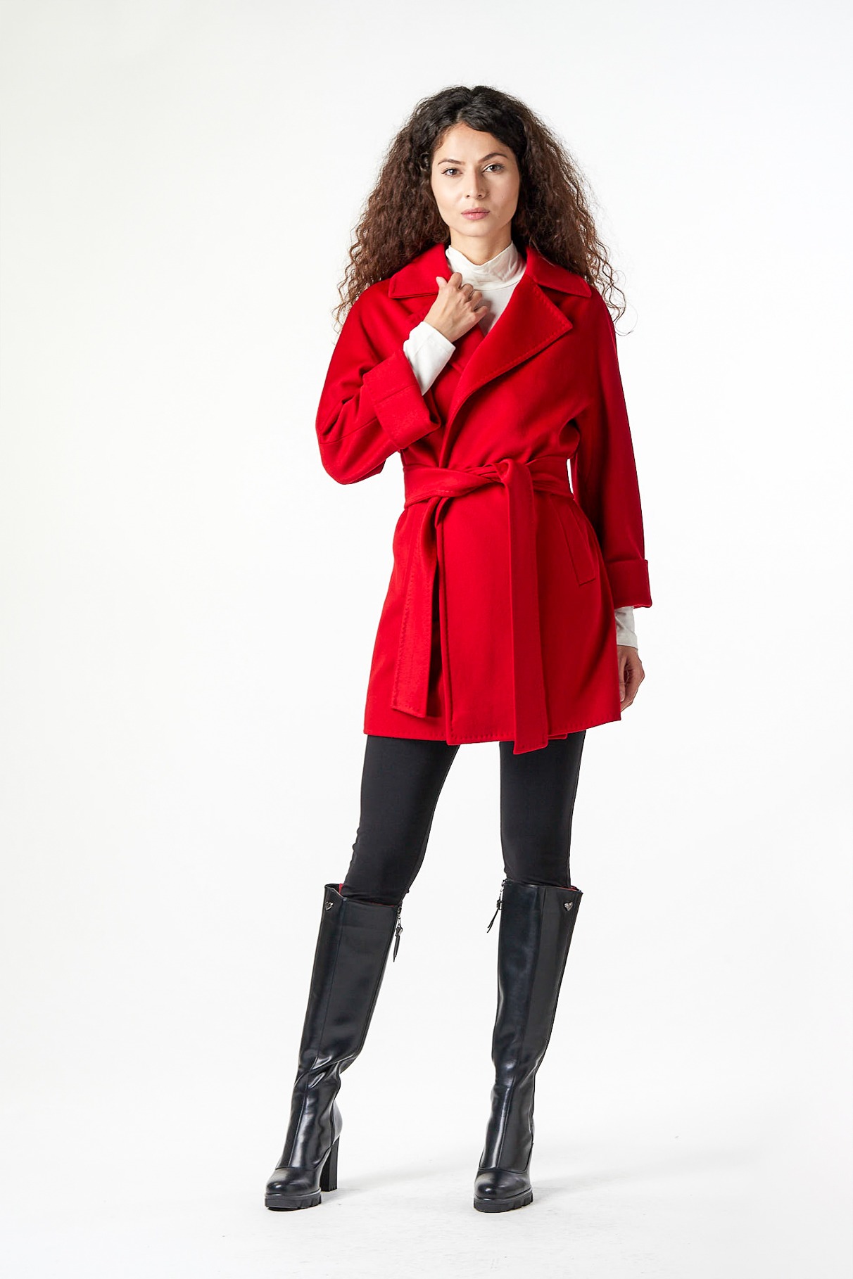 LOROPIANA TESSUTO CAPPOTTO 427511 9359 ROSSO DONNA