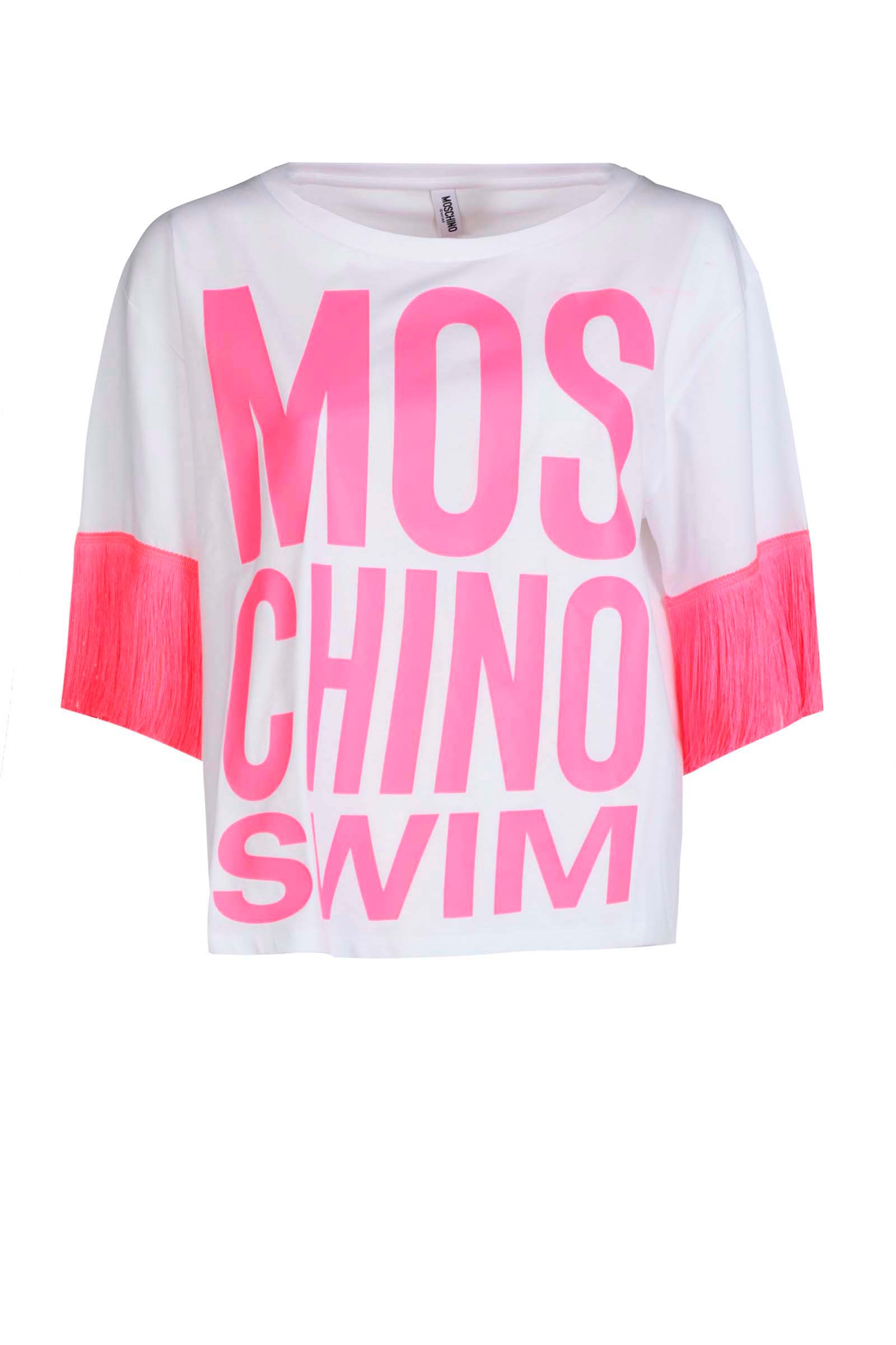 MOSCHINO T-SHIRT A1801 2138 1 BIANCO DONNA