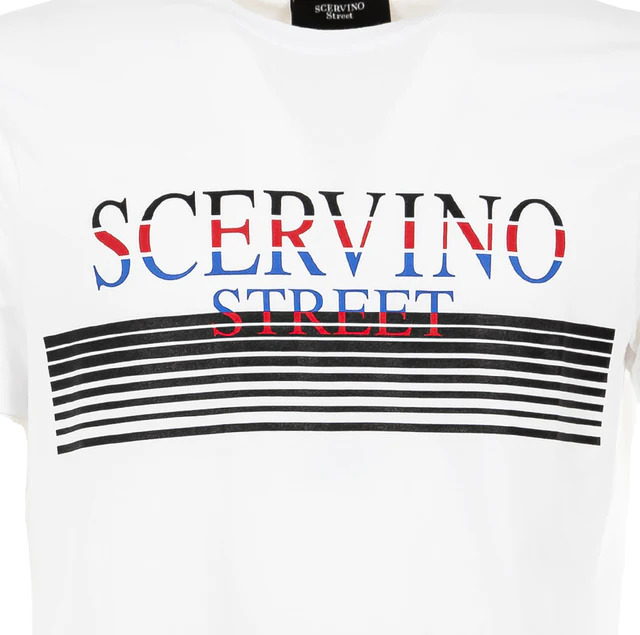 SCERVINO T-SHIRT TSU 008 SC001 BIANCO UOMO