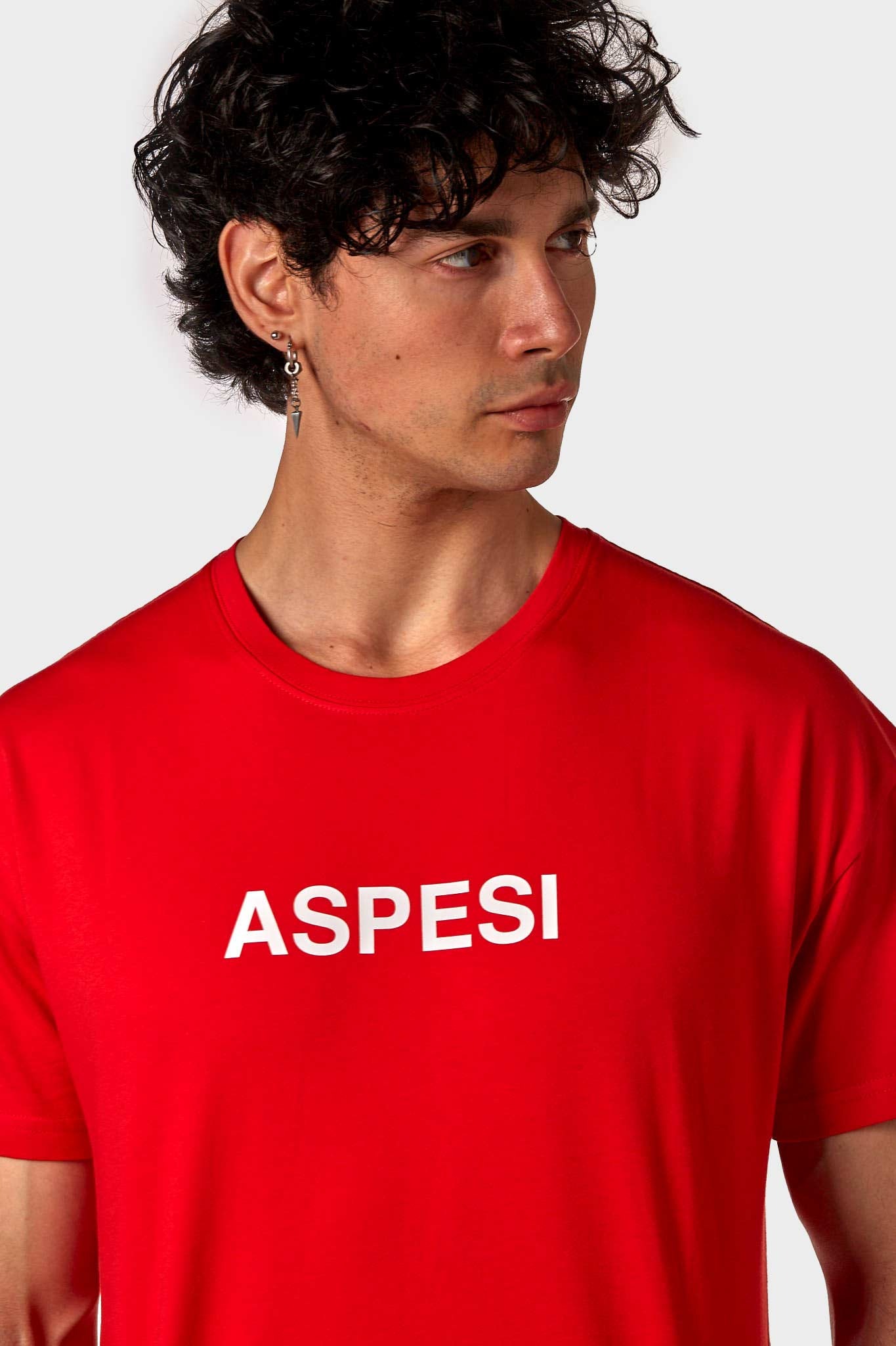 ASPESI T-SHIRT ASP1MTS02 ROSSO UOMO