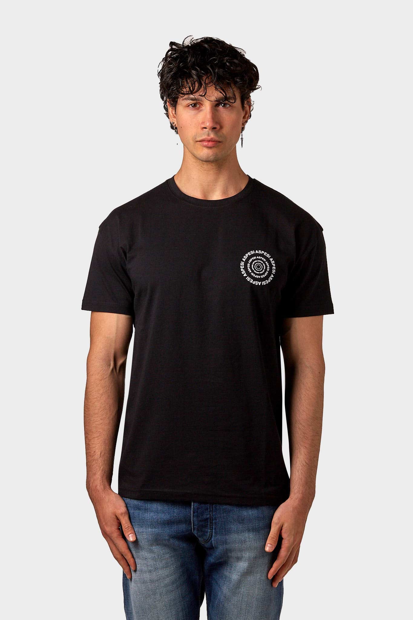 ASPESI T-SHIRT ASP1MTS01 NERO UOMO