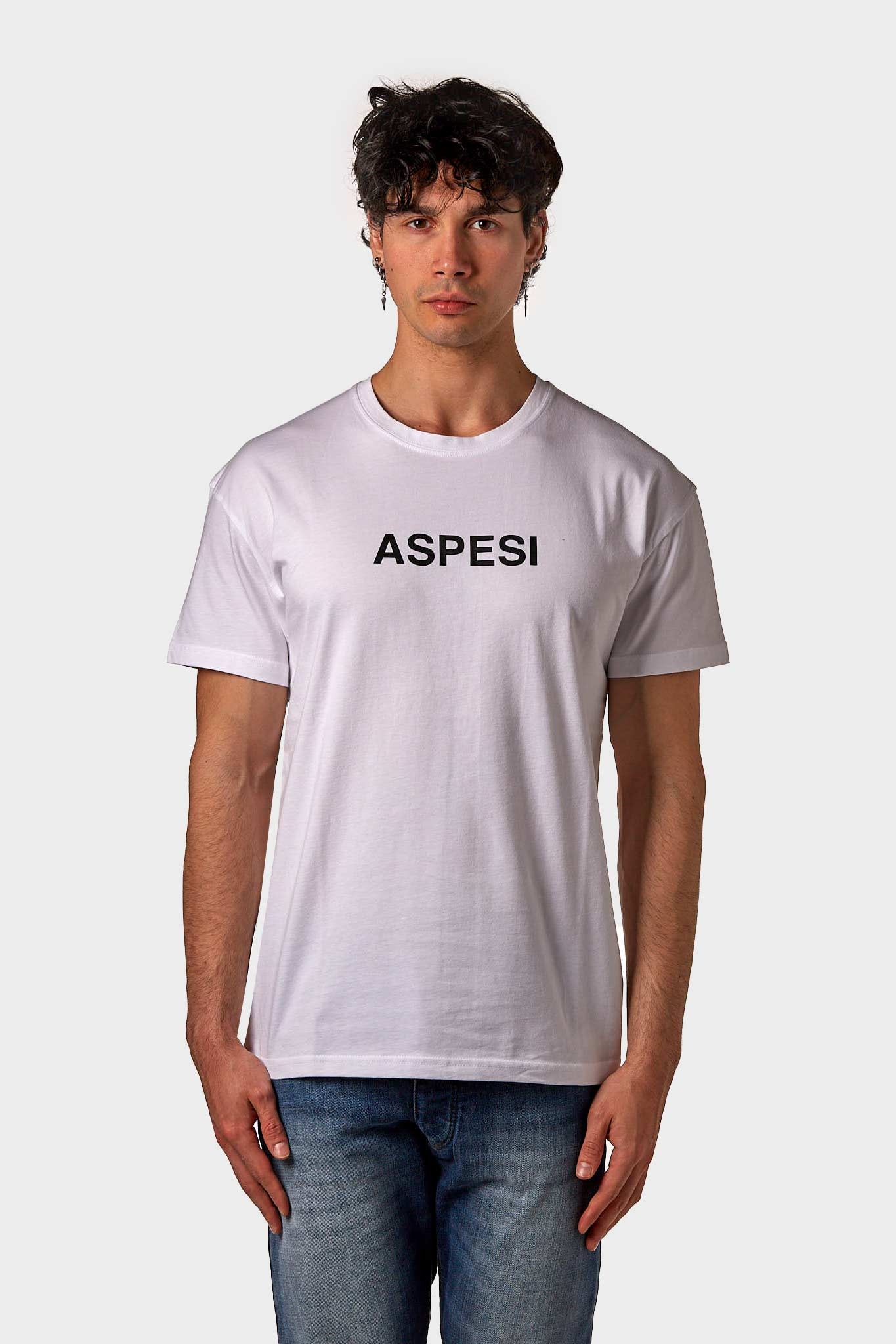 ASPESI T-SHIRT ASP1MTS02 BIANCO UOMO