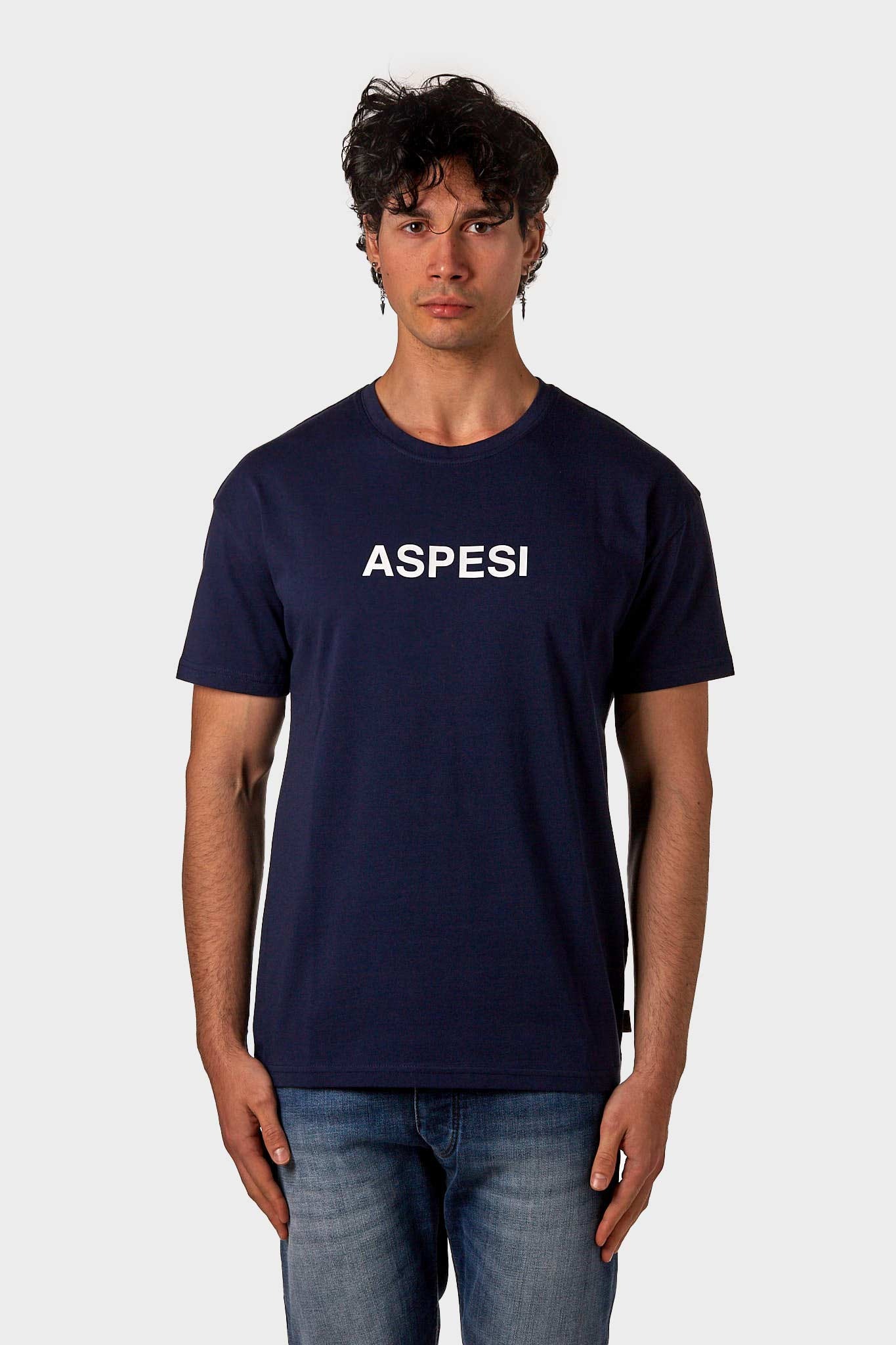 ASPESI T-SHIRT ASP1MTS02 NAVY UOMO