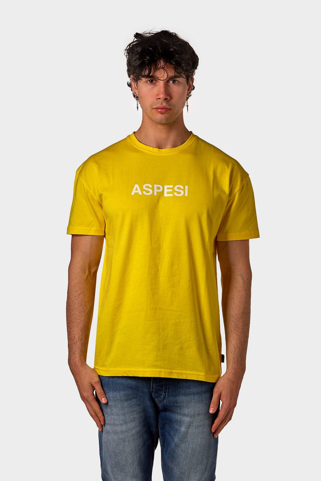 ASPESI T-SHIRT ASP1MTS02 GIALLO UOMO