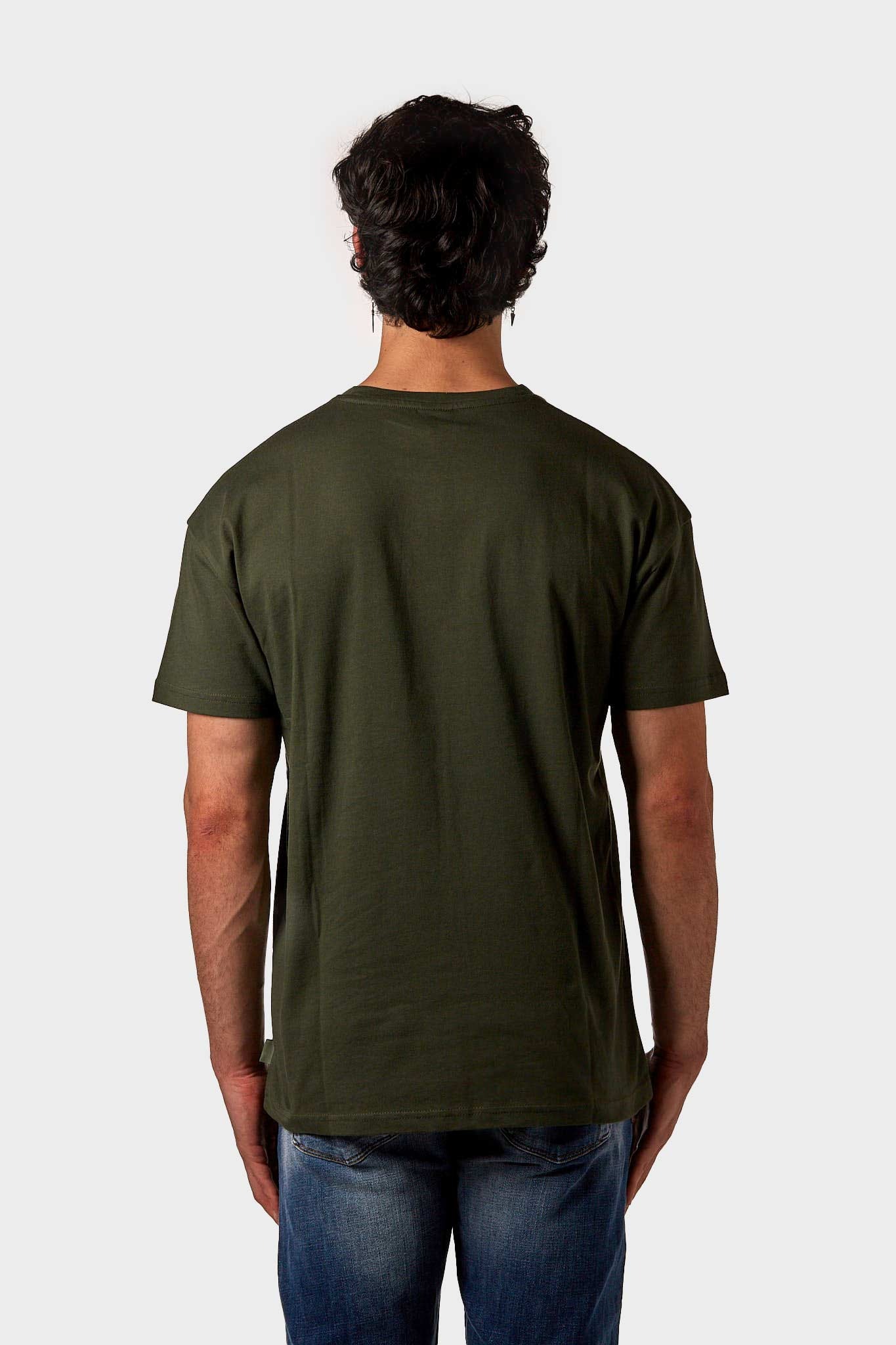 ASPESI T-SHIRT ASP1MTS02 VERDE MILITARE UOMO