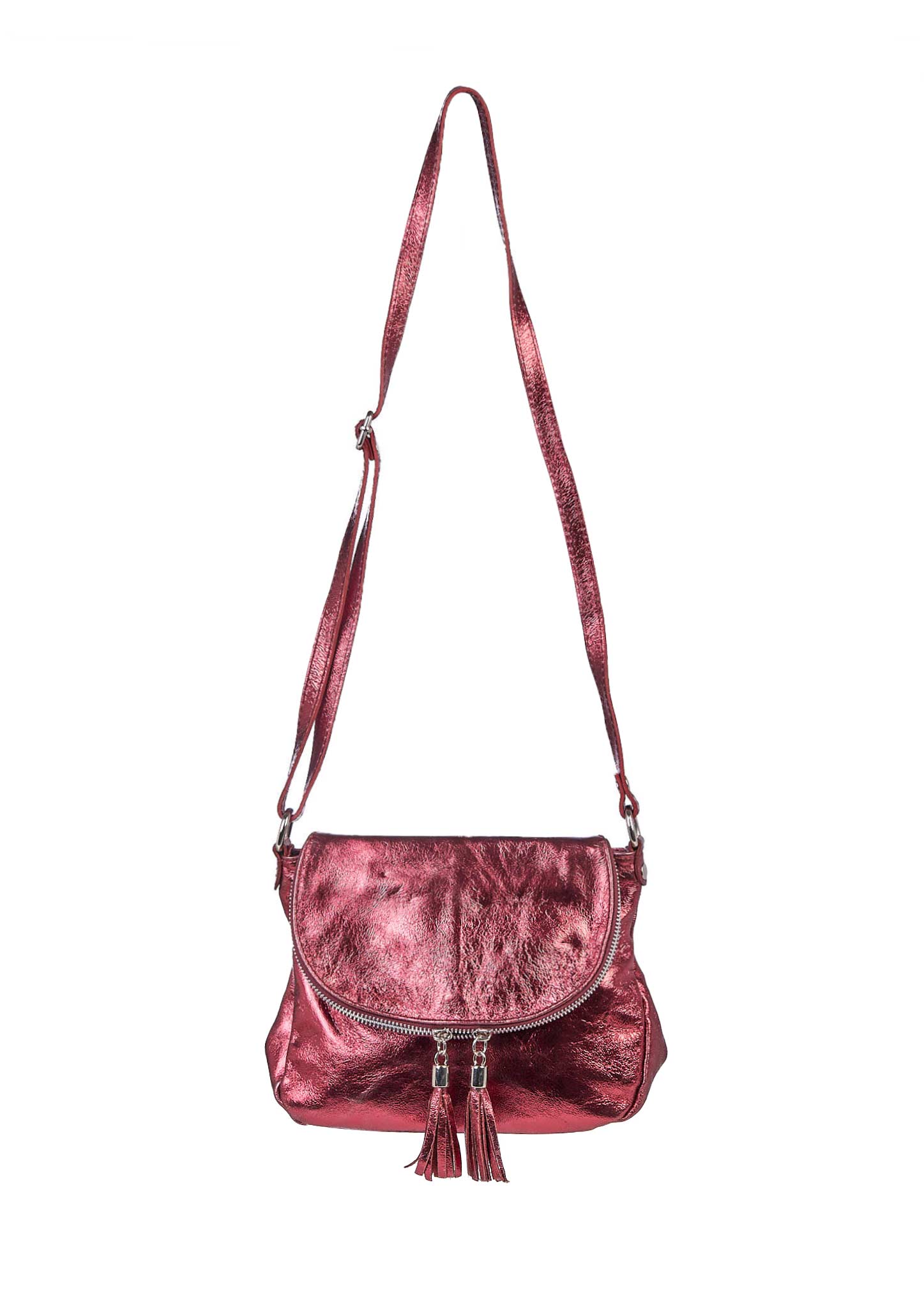 KAROL BORSA PELLE KO20240010 BORDEAUX DONNA