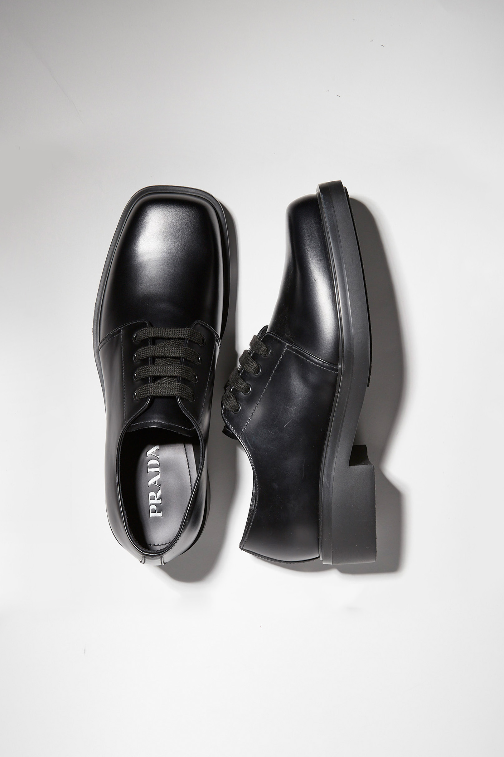 PRADA SCARPE 2EG412 0002 NERO UOMO