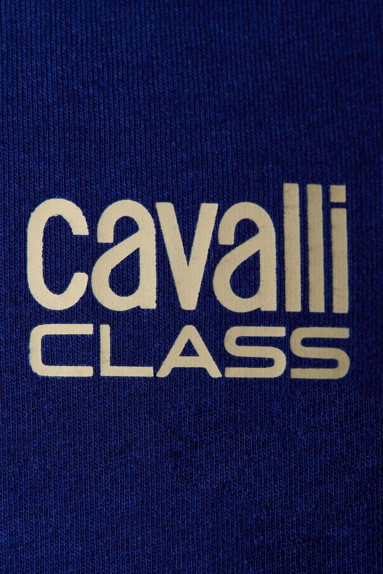 CAVALLI CLASS T-SHIRT QXO03D JD003 NAVY UOMO
