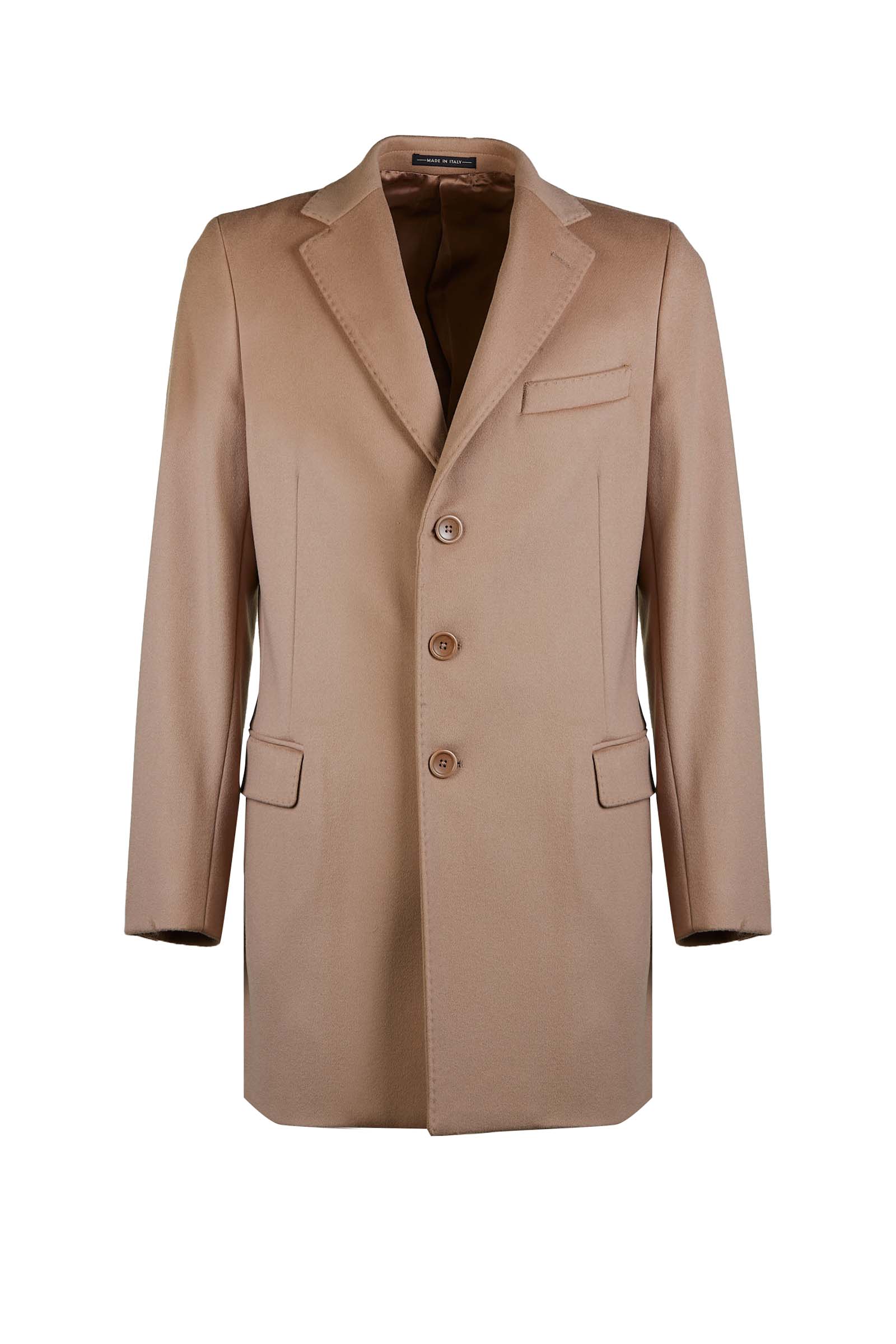 TESSUTO LOROPIANA CAPPOTTO 73001 9358 CAMMELLO UOMO