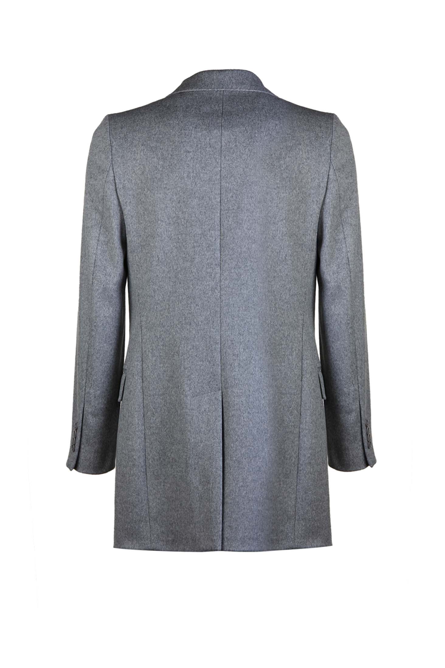 TESSUTO LOROPIANA CAPPOTTO 73001 9371 GRIGIO MELANGE UOMO