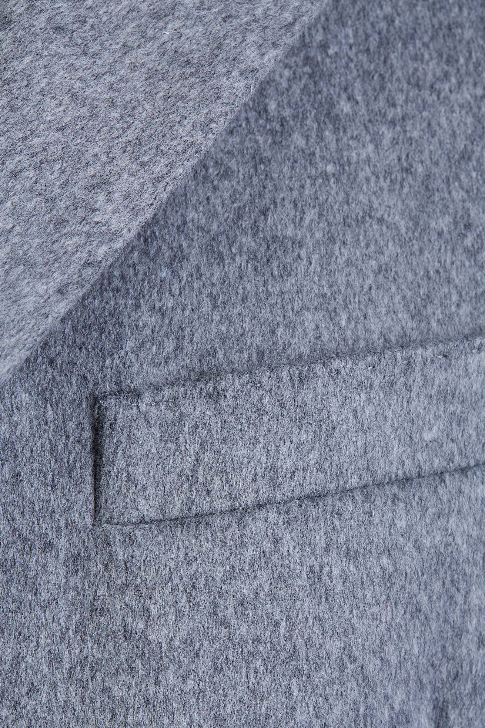 TESSUTO LOROPIANA CAPPOTTO 73001 9371 GRIGIO MELANGE UOMO