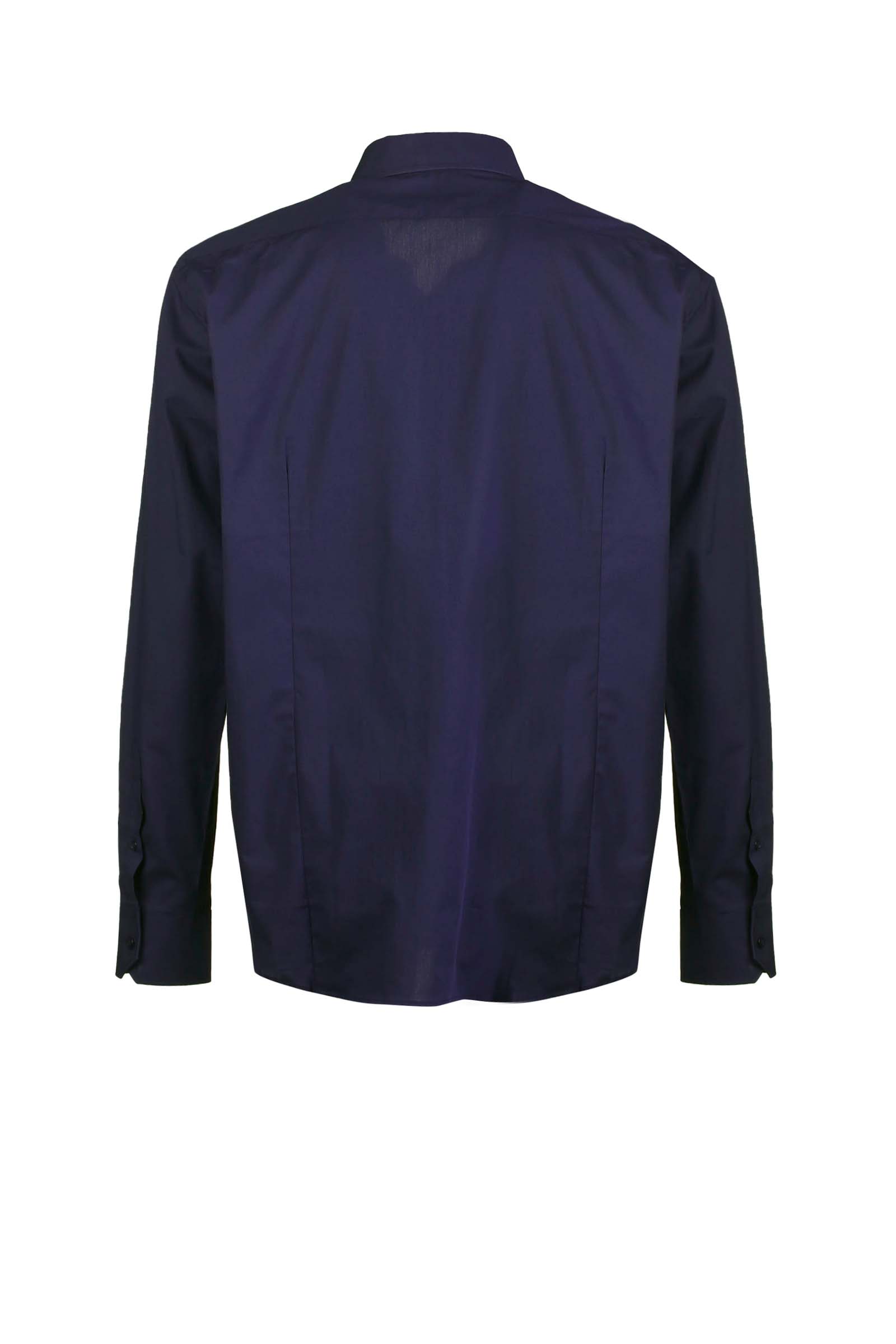 AQUASCUTUM CAMICIA GANI 08 85 BLU UOMO