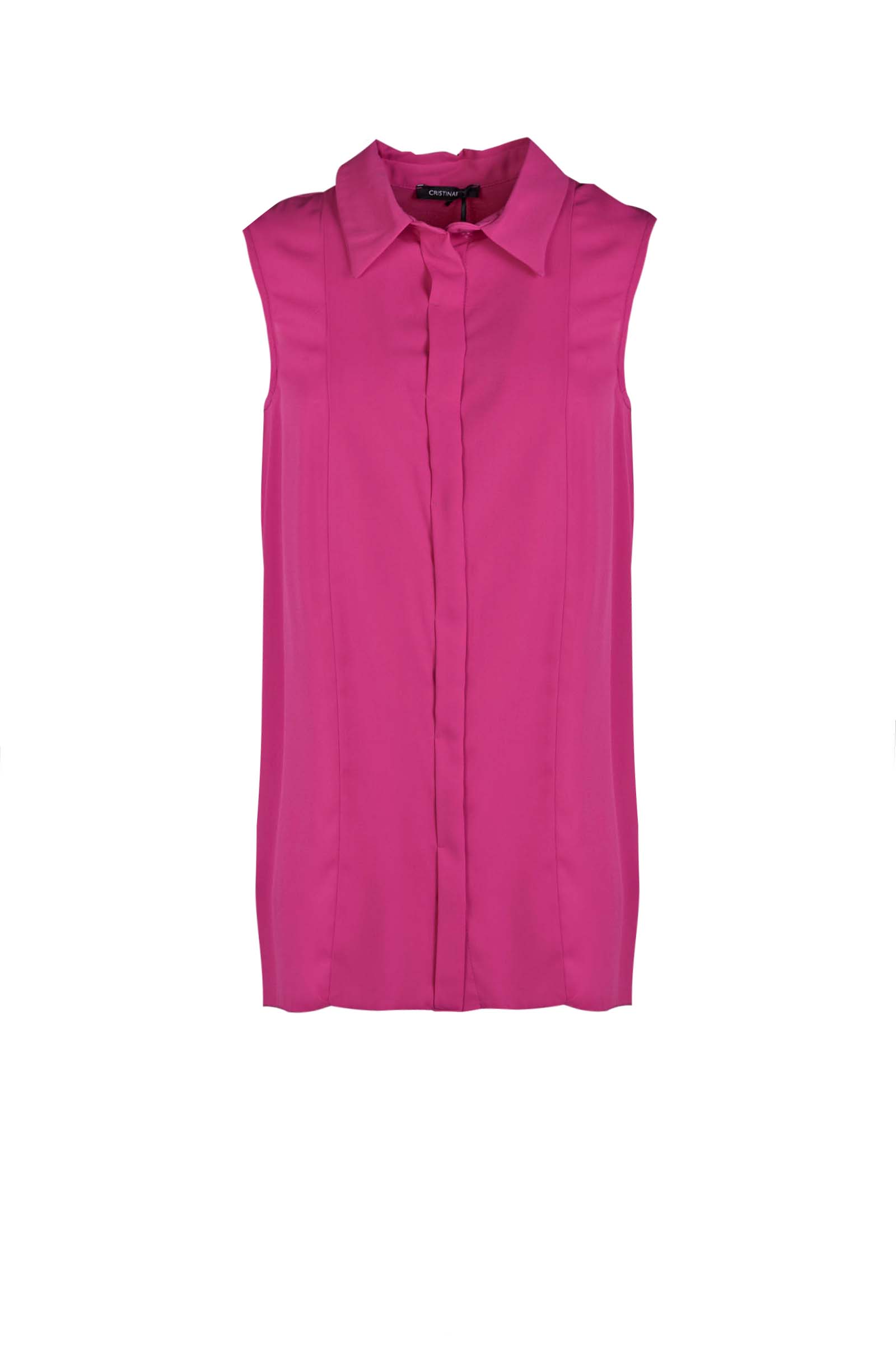 CRISTINA EFFE CAMICIA JIJ501 LILLA-FUXIA-NERO DONNA 