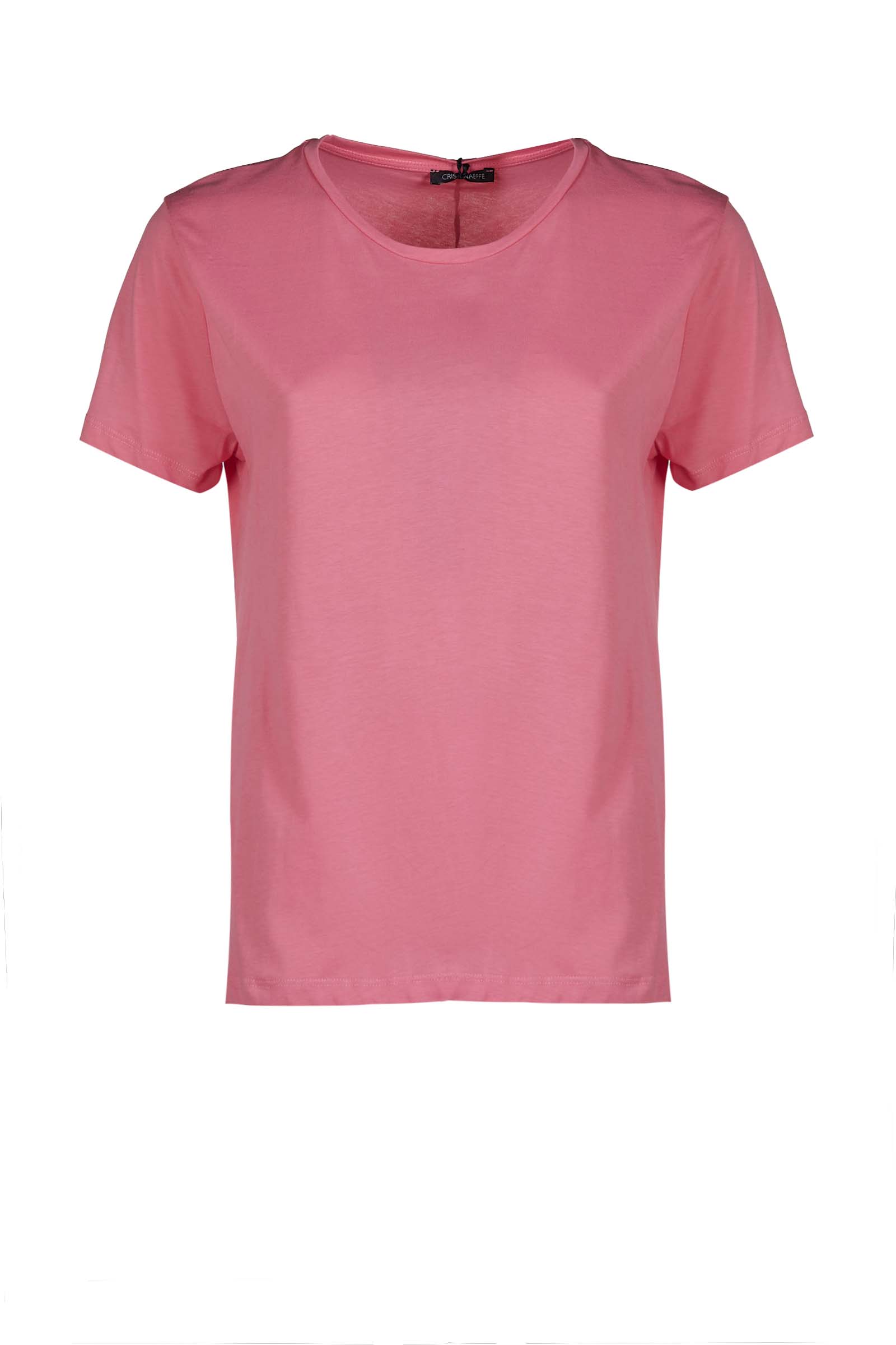 CRISTINA EFFE T-SHIRT MA269 CELESTE-ROSA-LILLA-NERA-BIANCA DONNA