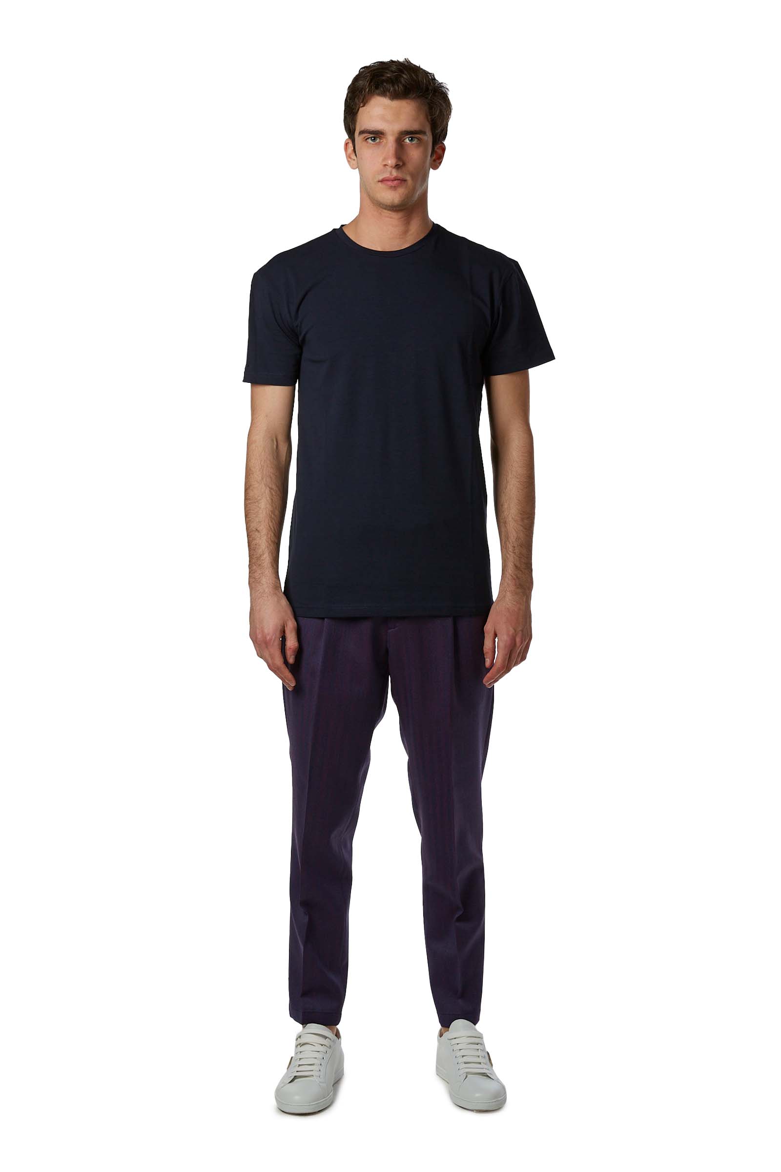 A. DELL'ACQUA PANTALONI AD7638 A0286R 47 VIOLA UOMO