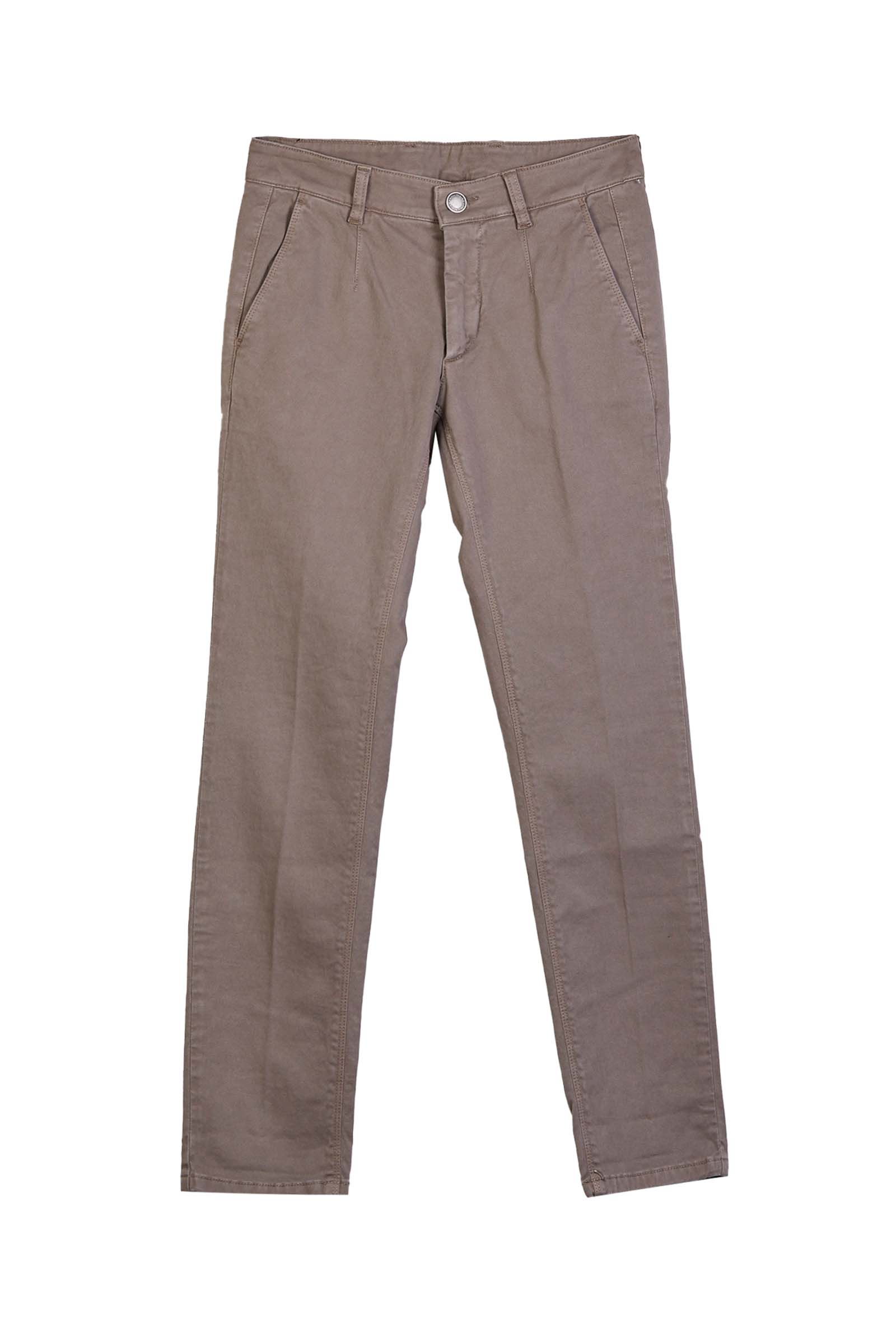 A. DELL'ACQUA PANTALONI AD7701WA T3053ELT 69 FANGO UOMO