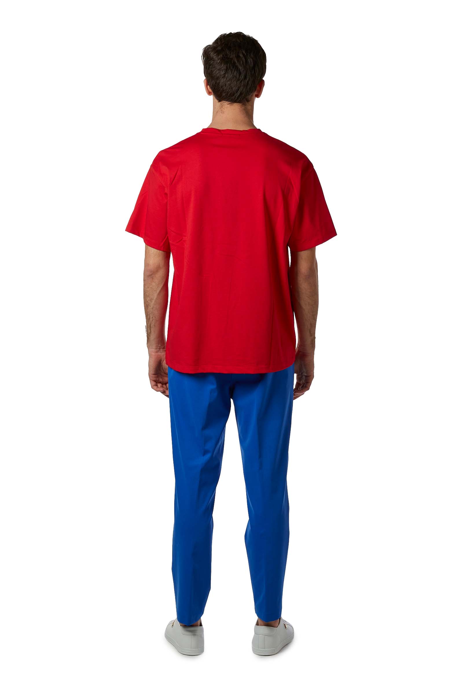 A. DELL'ACQUA T-SHIRT AD00083 M0236 40 ROSSO UOMO