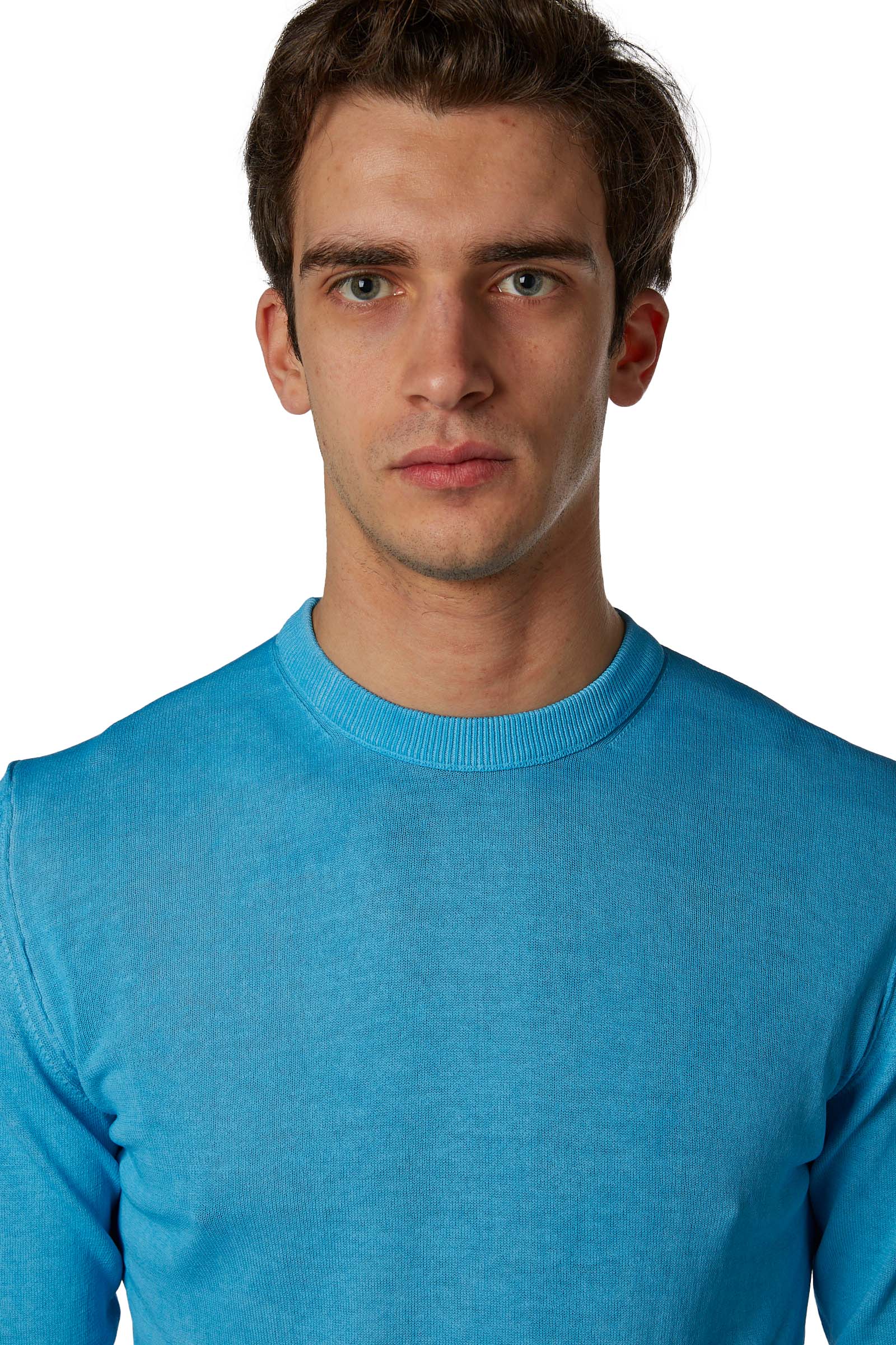 A. DELL'ACQUA MAGLIA AD00041 M0211 54 AZZURRO UOMO