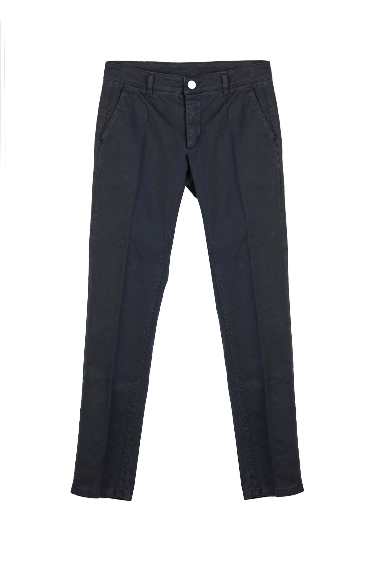 A. DELL'ACQUA PANTALONI AD7701WA T3053ELT 80 NERO UOMO