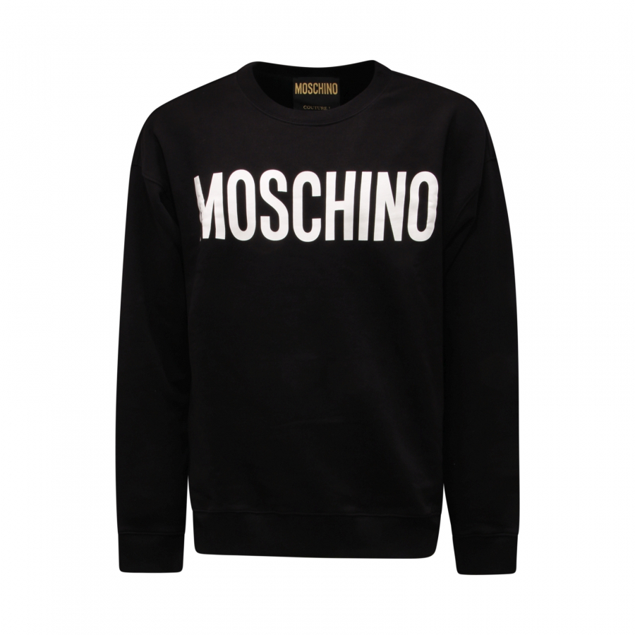 MOSCHINO FELPA ZRA1701 7028 1555 NERO UOMO