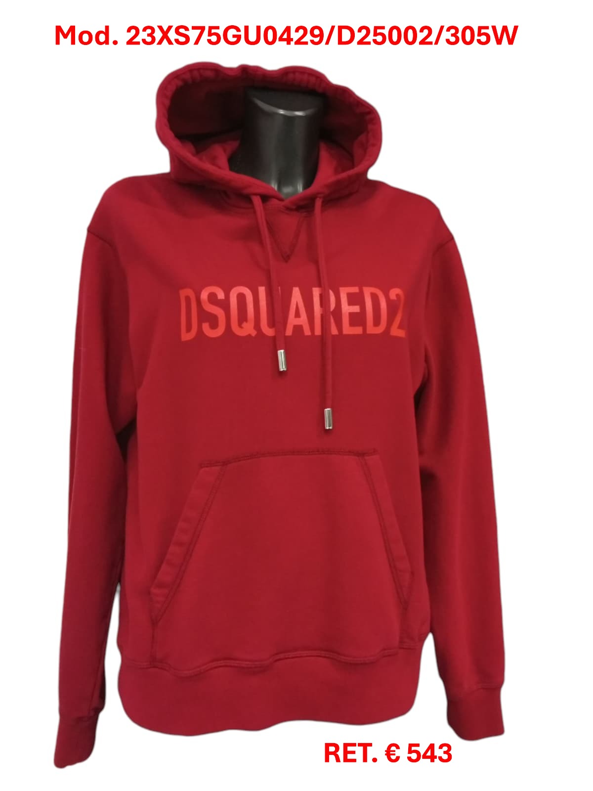 DSQUARED CAMPIONARIO FELPE AI425 DONNA 