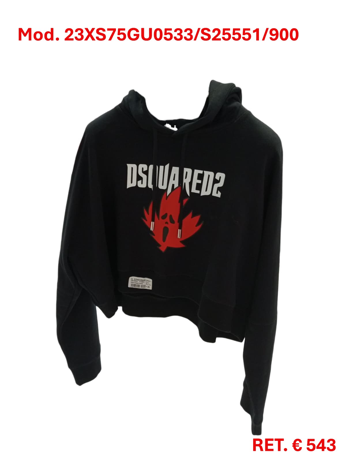 DSQUARED CAMPIONARIO FELPE AI425 DONNA 