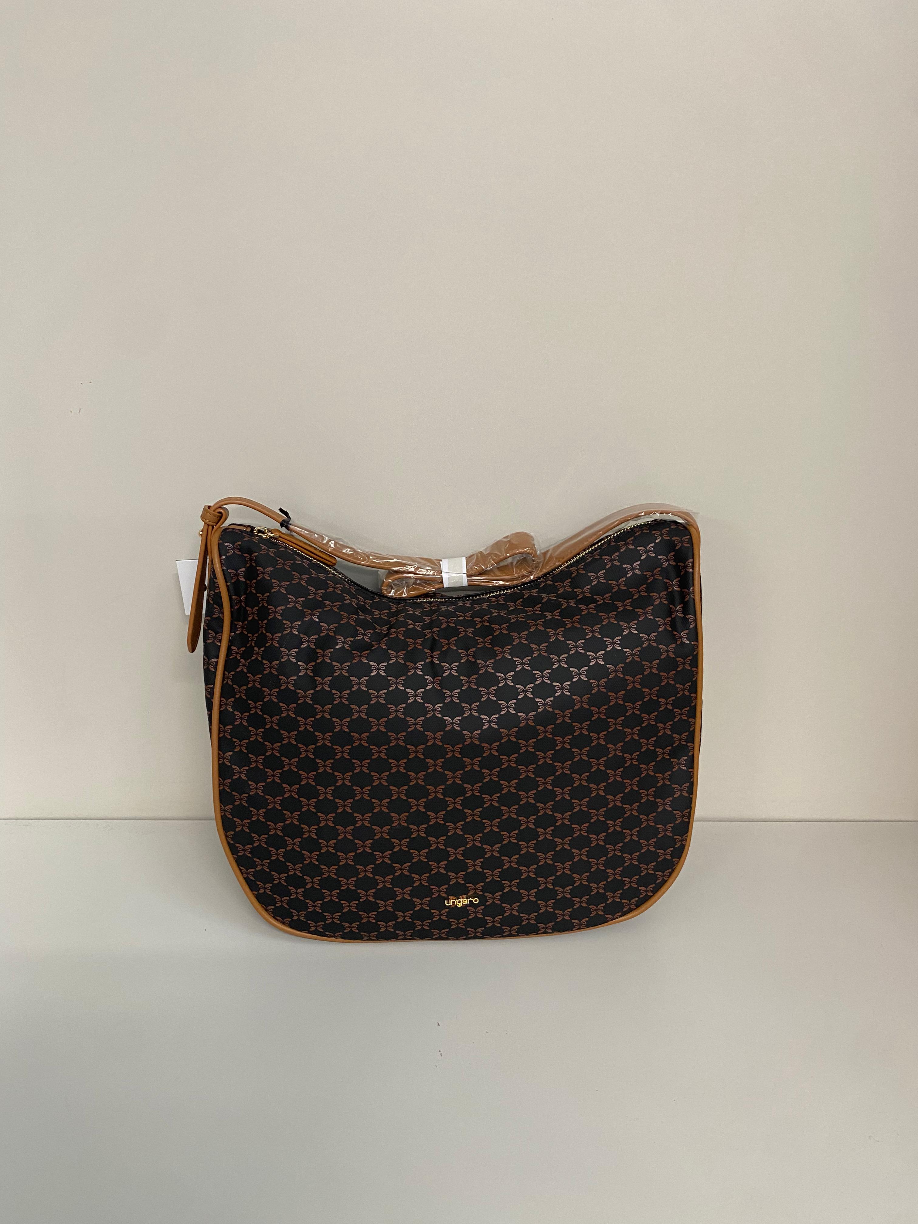 UNGARO BORSA O4EPWU490052S14 BLACK/COGNAC DONNA 