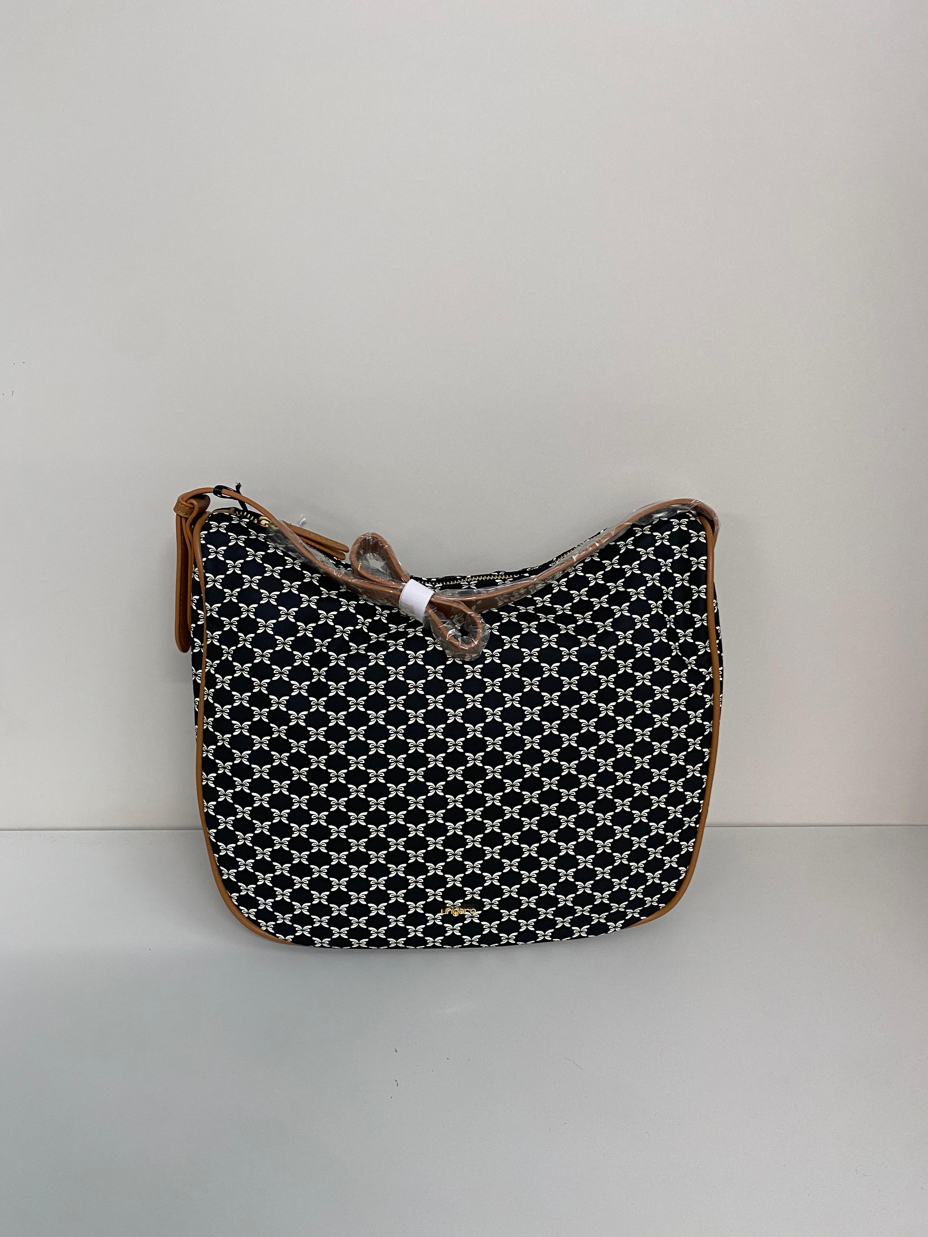 UNGARO BORSA O4EPWU490052S09 BLACK/WHITE/COGNAC DONNA
