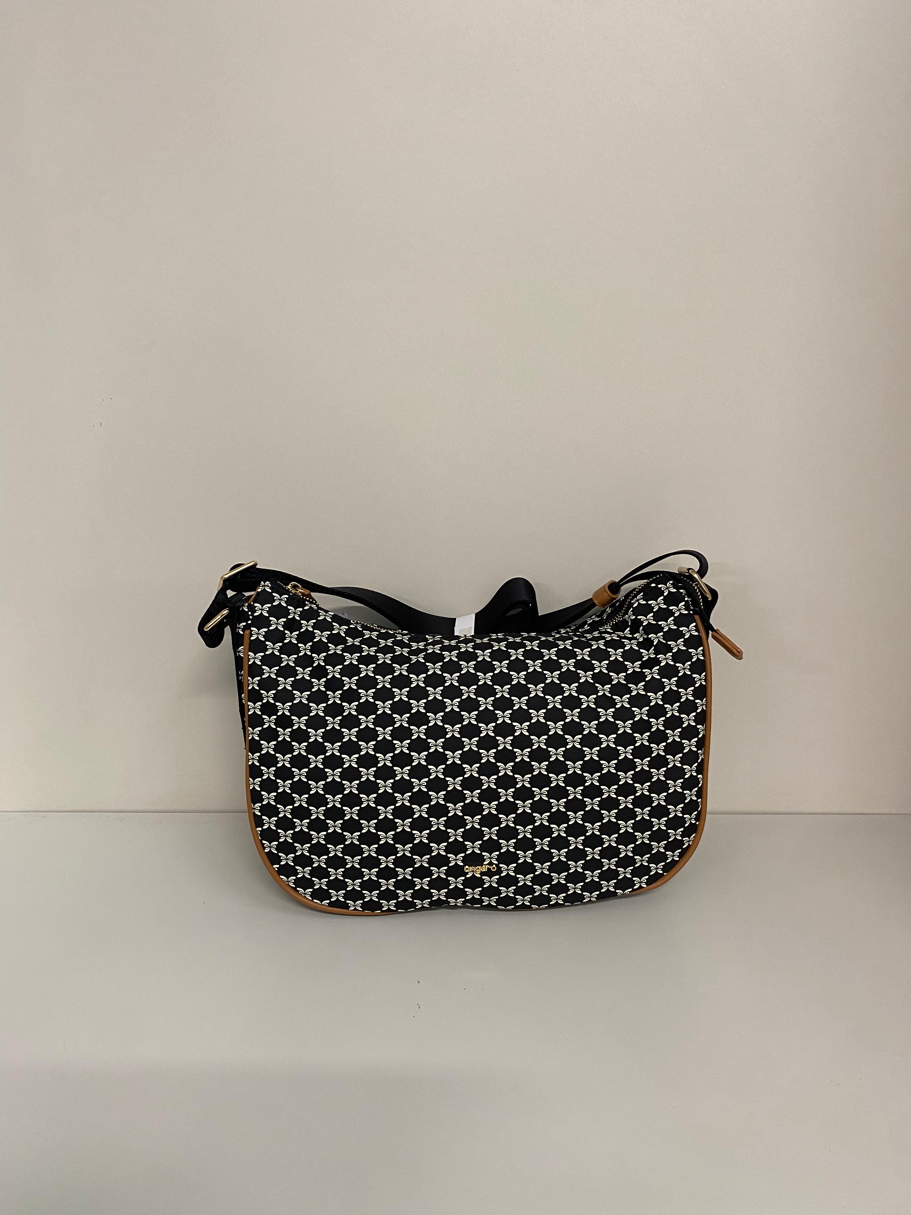 UNGARO BORSA O4EPWU490042S09 BLACK/WHITE/COGNAC DONNA