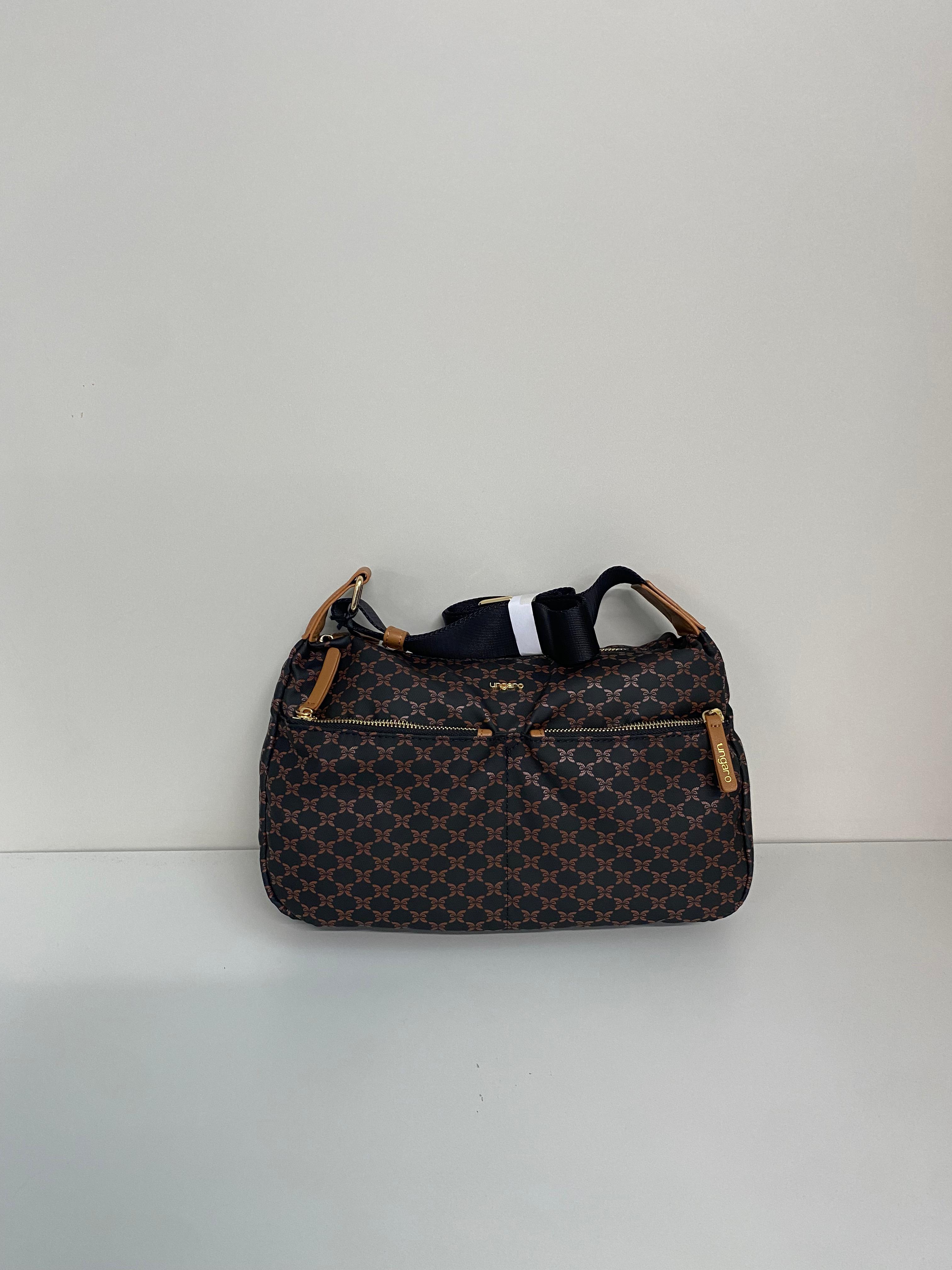 UNGARO BORSA O4EPWU490032S14 BLACK/COGNAC DONNA 