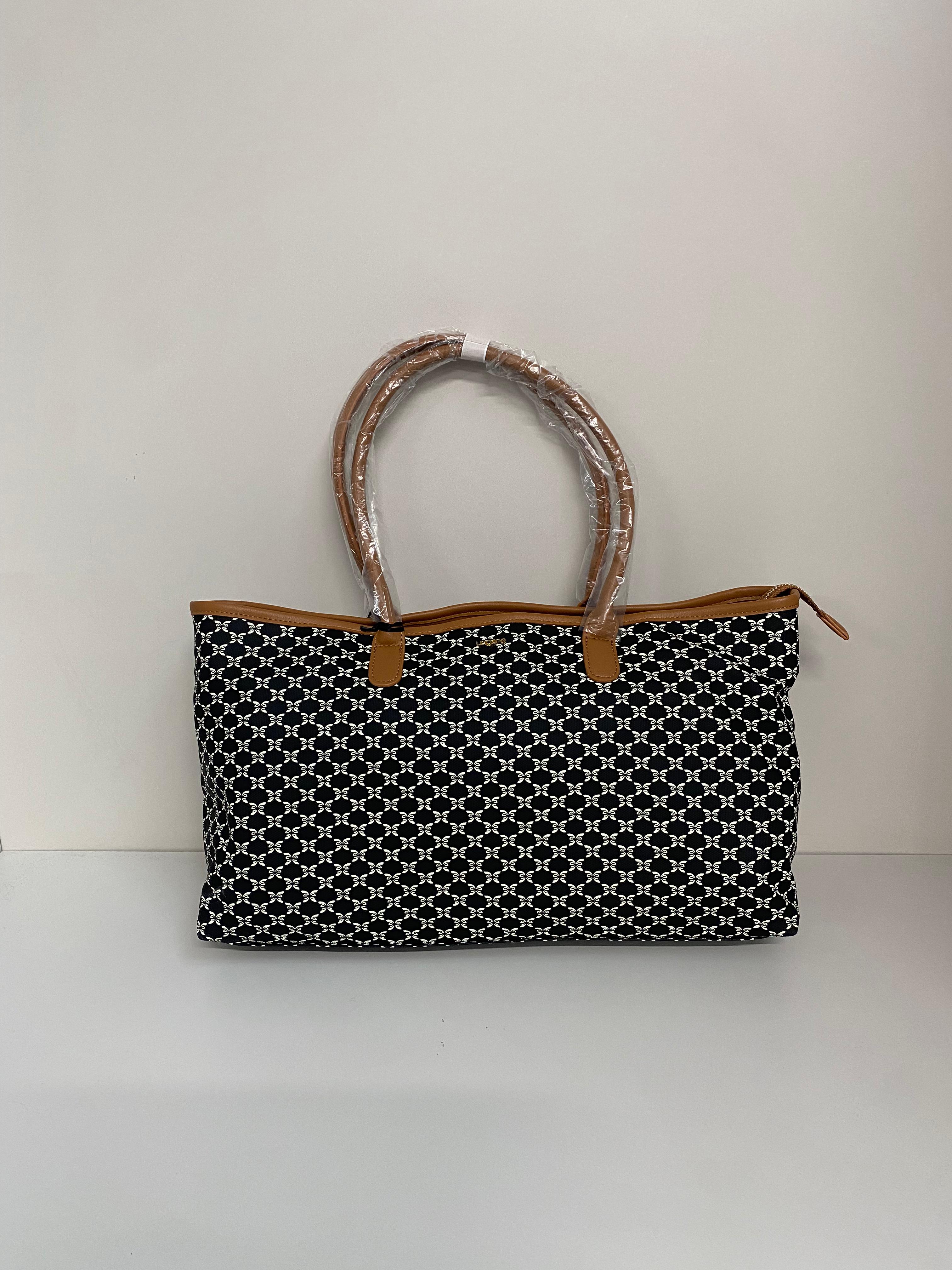 UNGARO BORSA O4EPWU490072S09 BLACK/WHITE/COGNAC DONNA