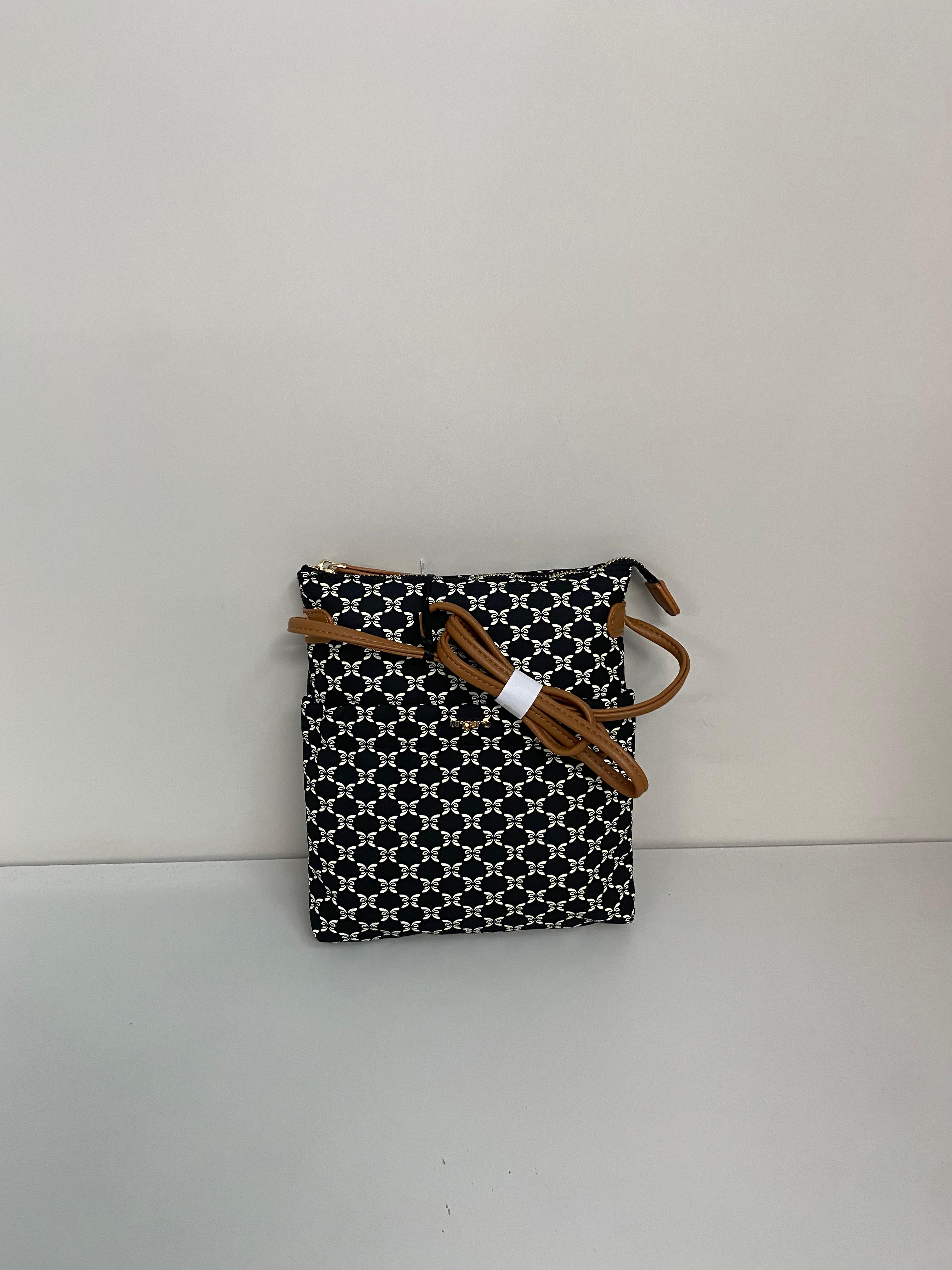 UNGARO BORSA O4EPWU490012S09 BLACK/WHITE/COGNAC DONNA 