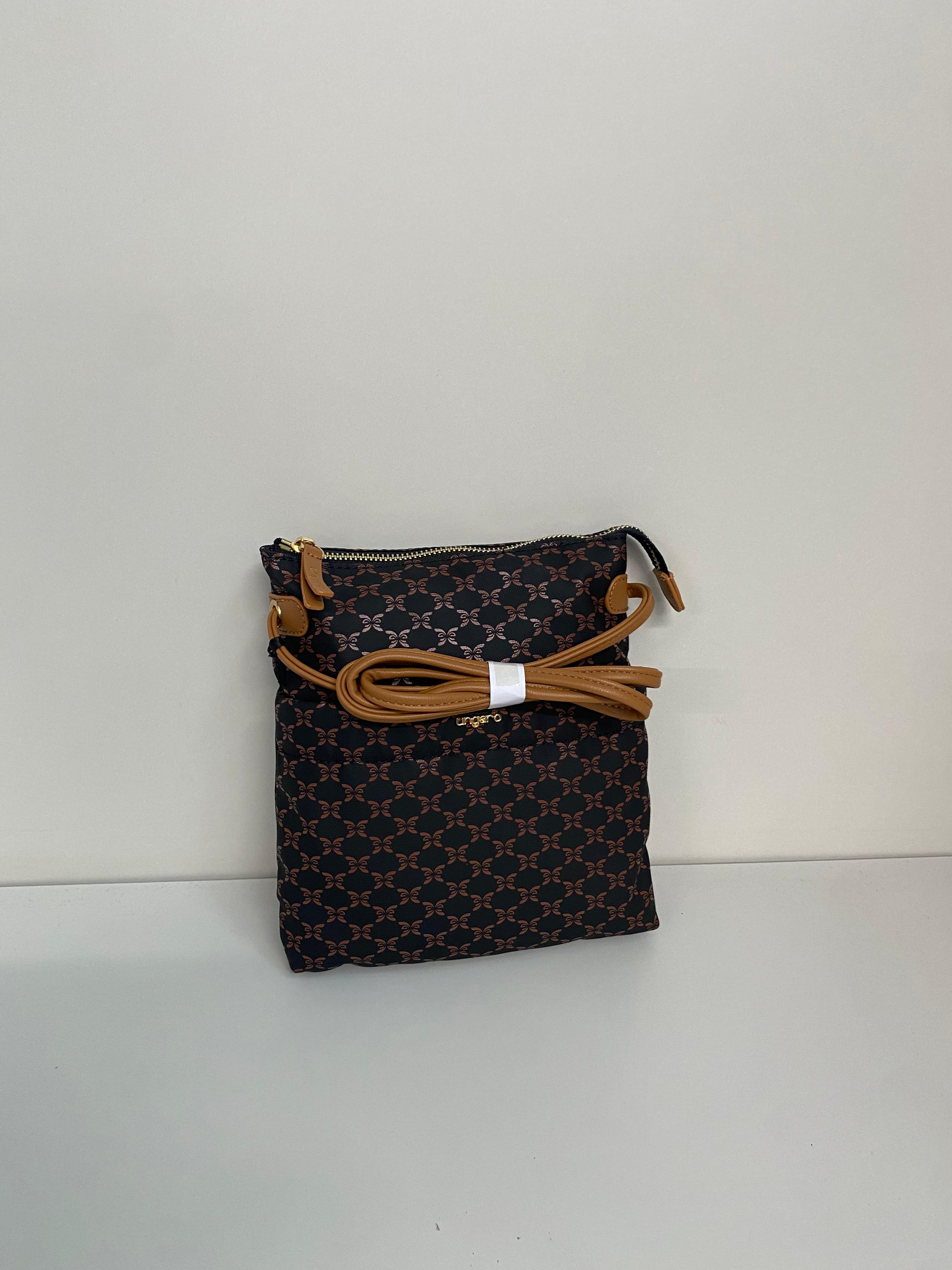 UNGARO BORSA O4EPWU490012S14 BLACK/COGNAC DONNA 