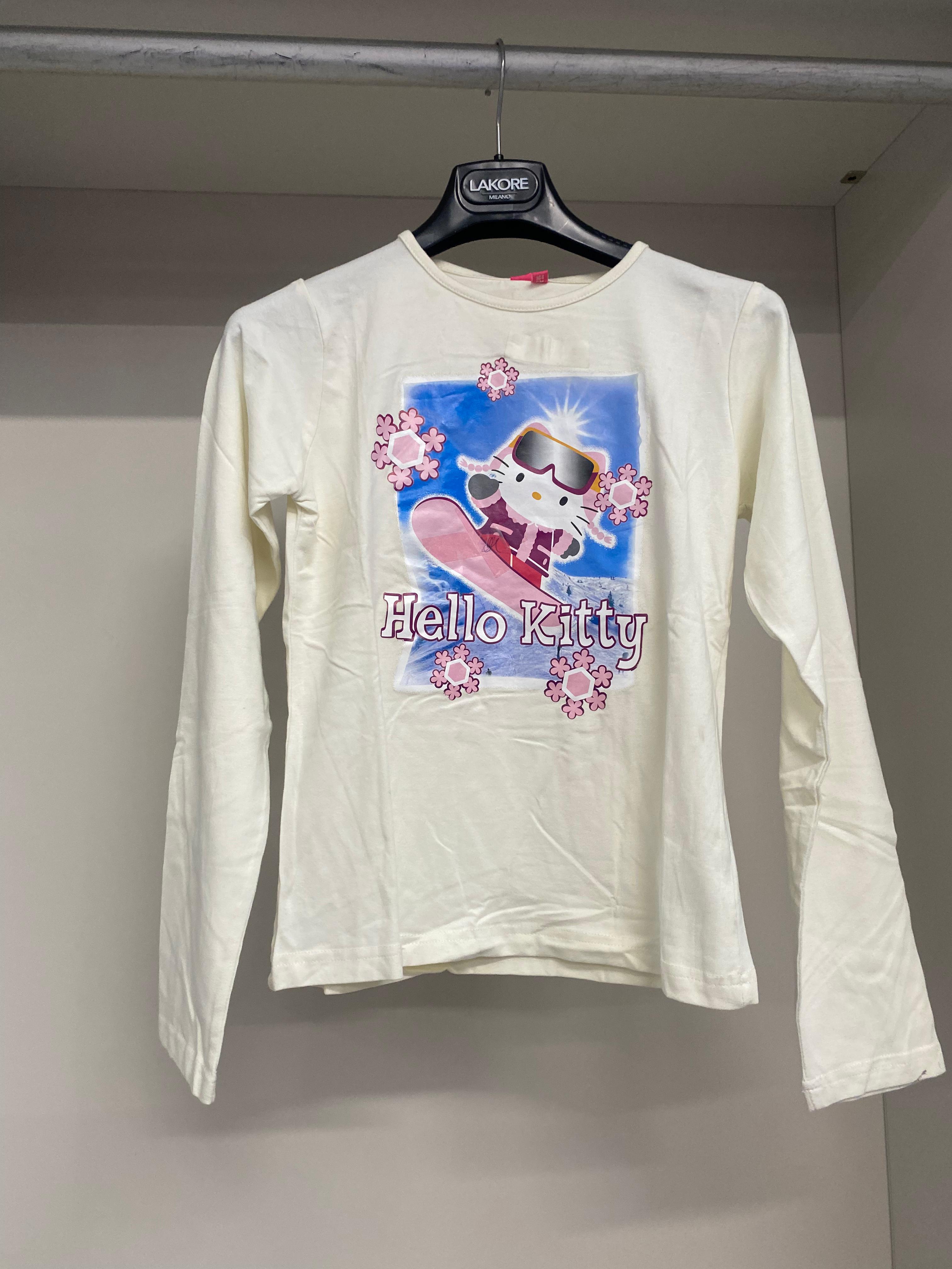 HELLO KITTY MAGLIA BA 292 BEIGE-FUCSIA