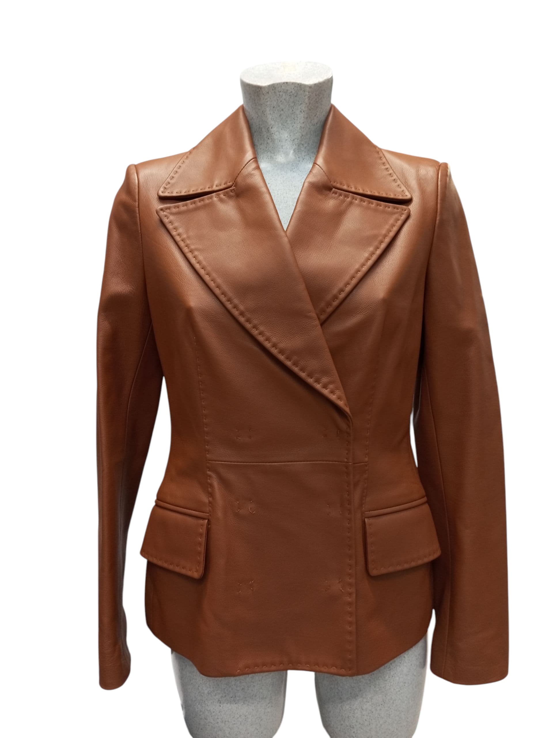 DOLCE&GABBANA GIACCA F29ENL HULF5 M0450 TABACCO DONNA