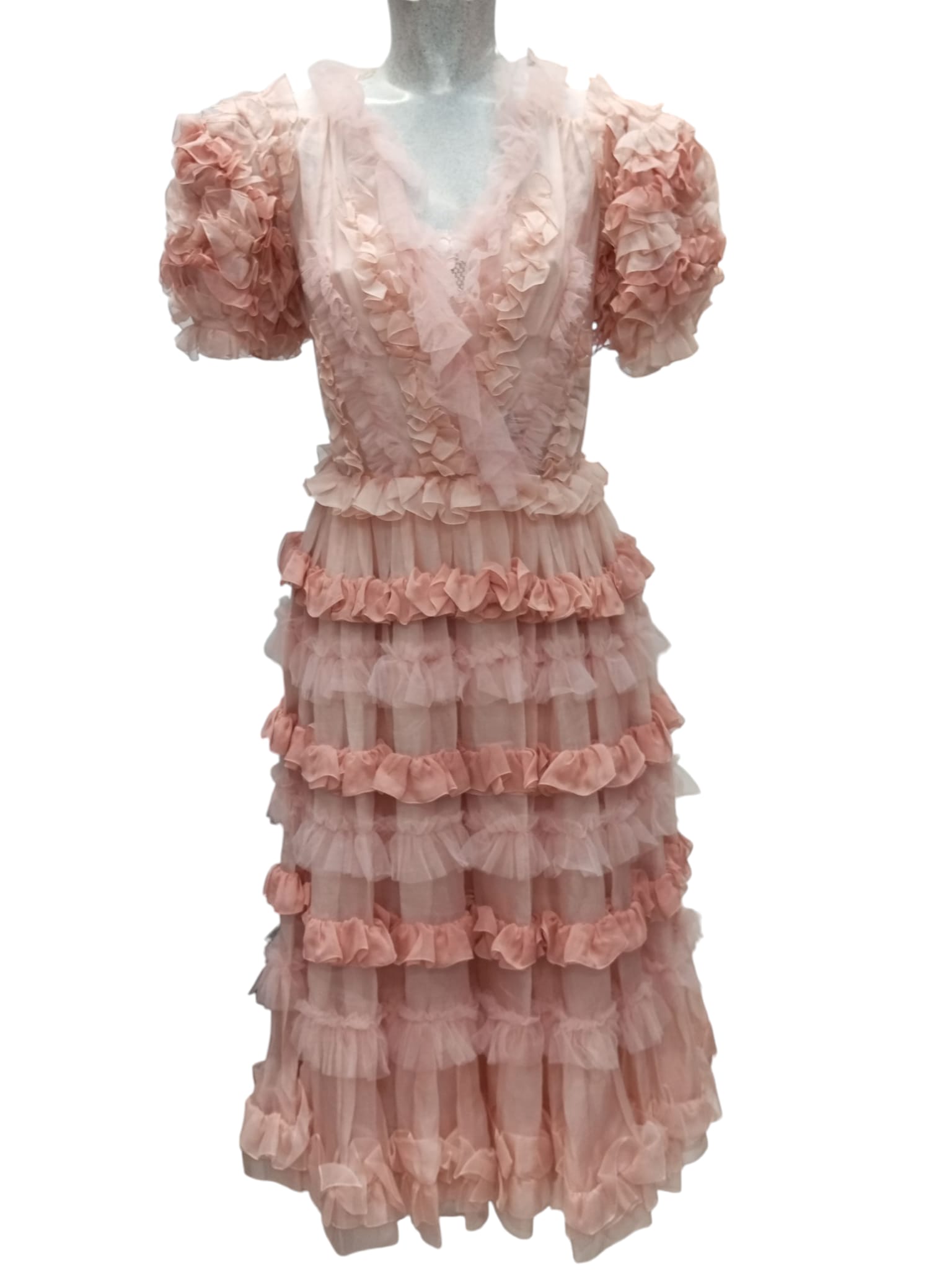 DOLCE&GABBANA ABITO F6E4HT FU1BU1 F2528 ROSA CIPRIA DONNA