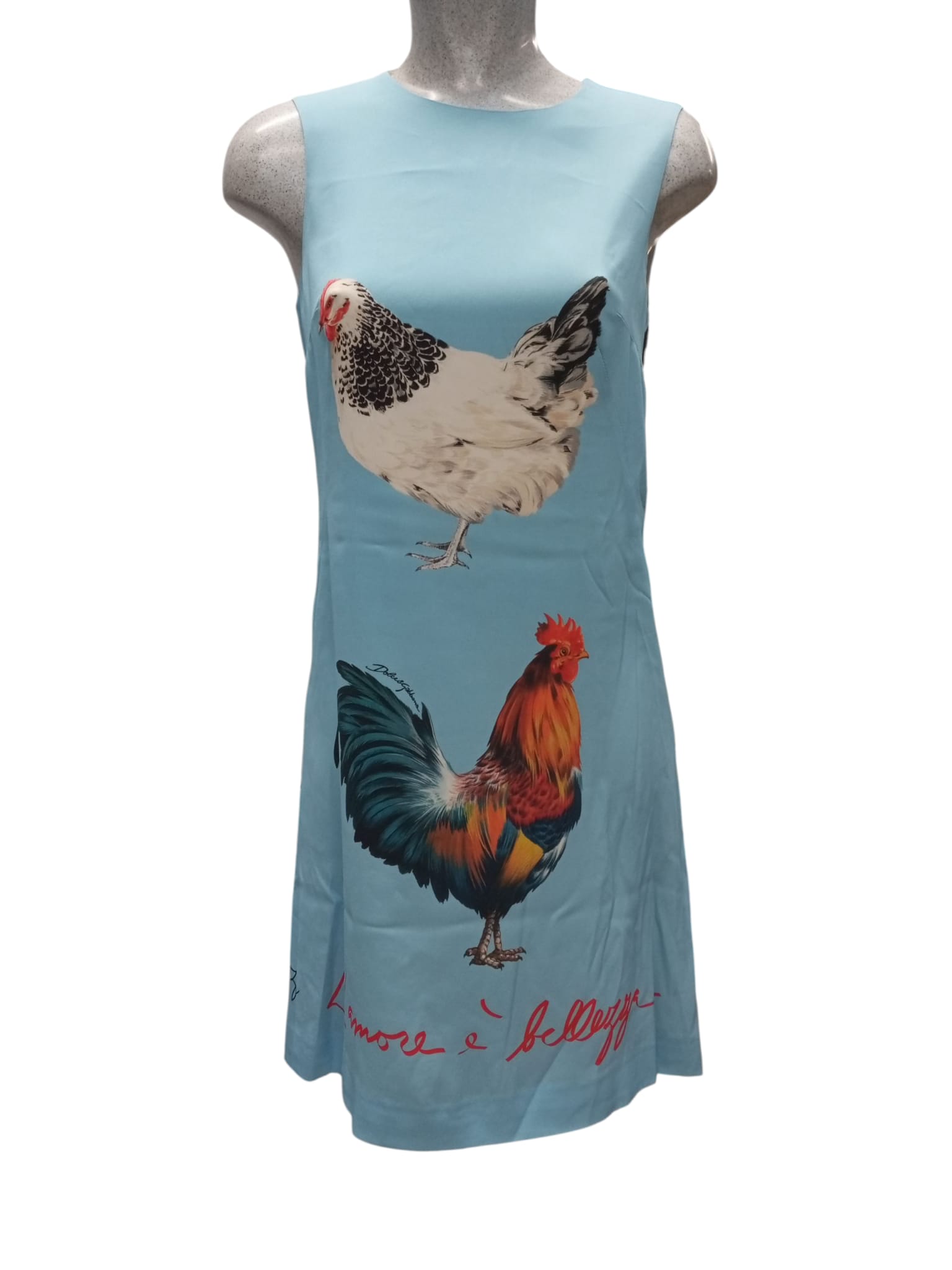 DOLCE&GABBANA ABITO F6VET2T-FPRTH-HCS52 AZZURRO DONNA ( F )